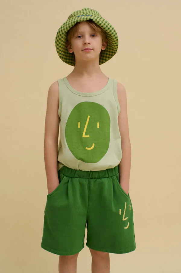 Kocarcia Shorts OXOX Verde cotone biologico 3-4 anni
