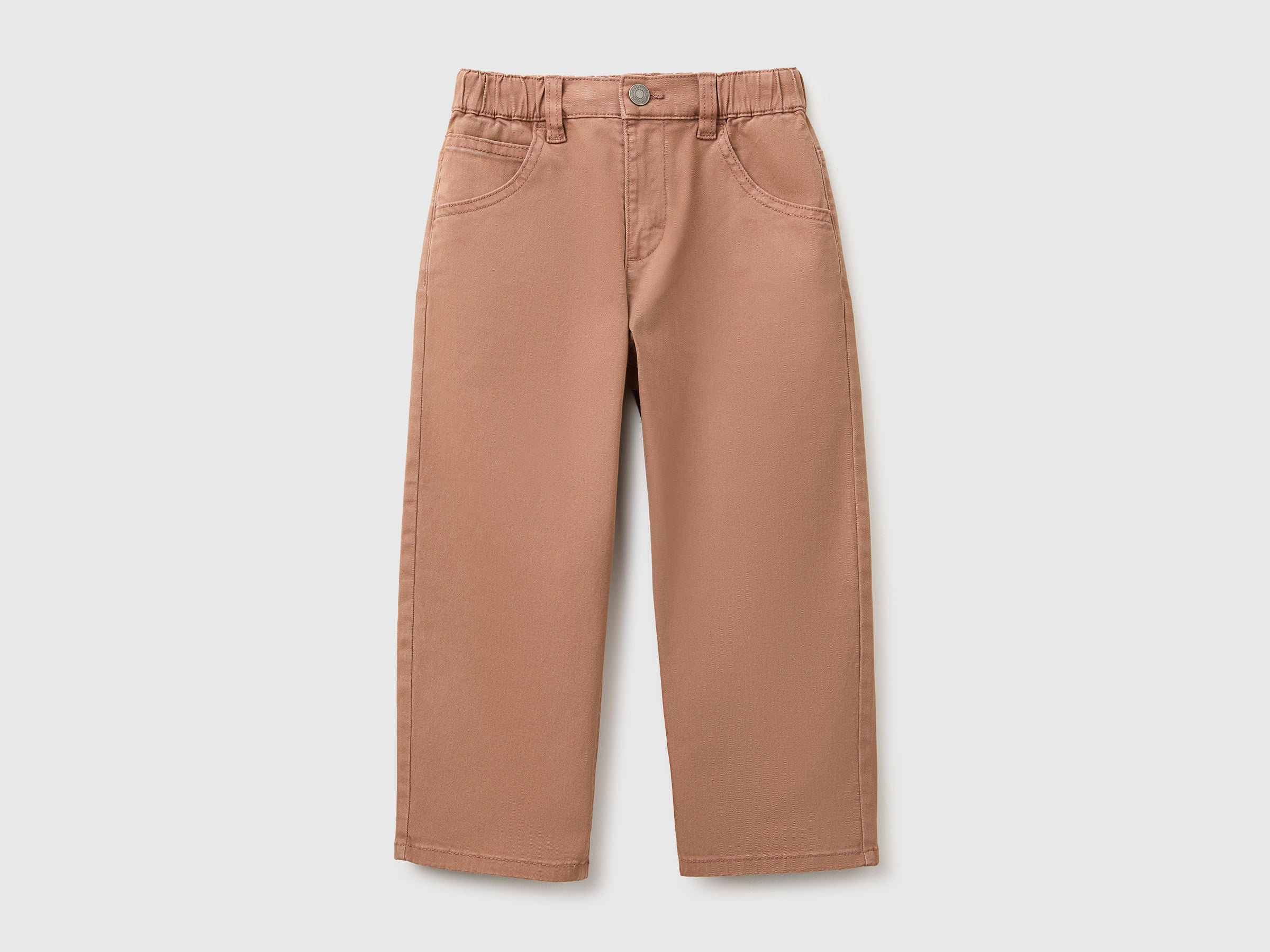 United Colors of Benetton Pantaloni Bambino Cotone Elasticizzato