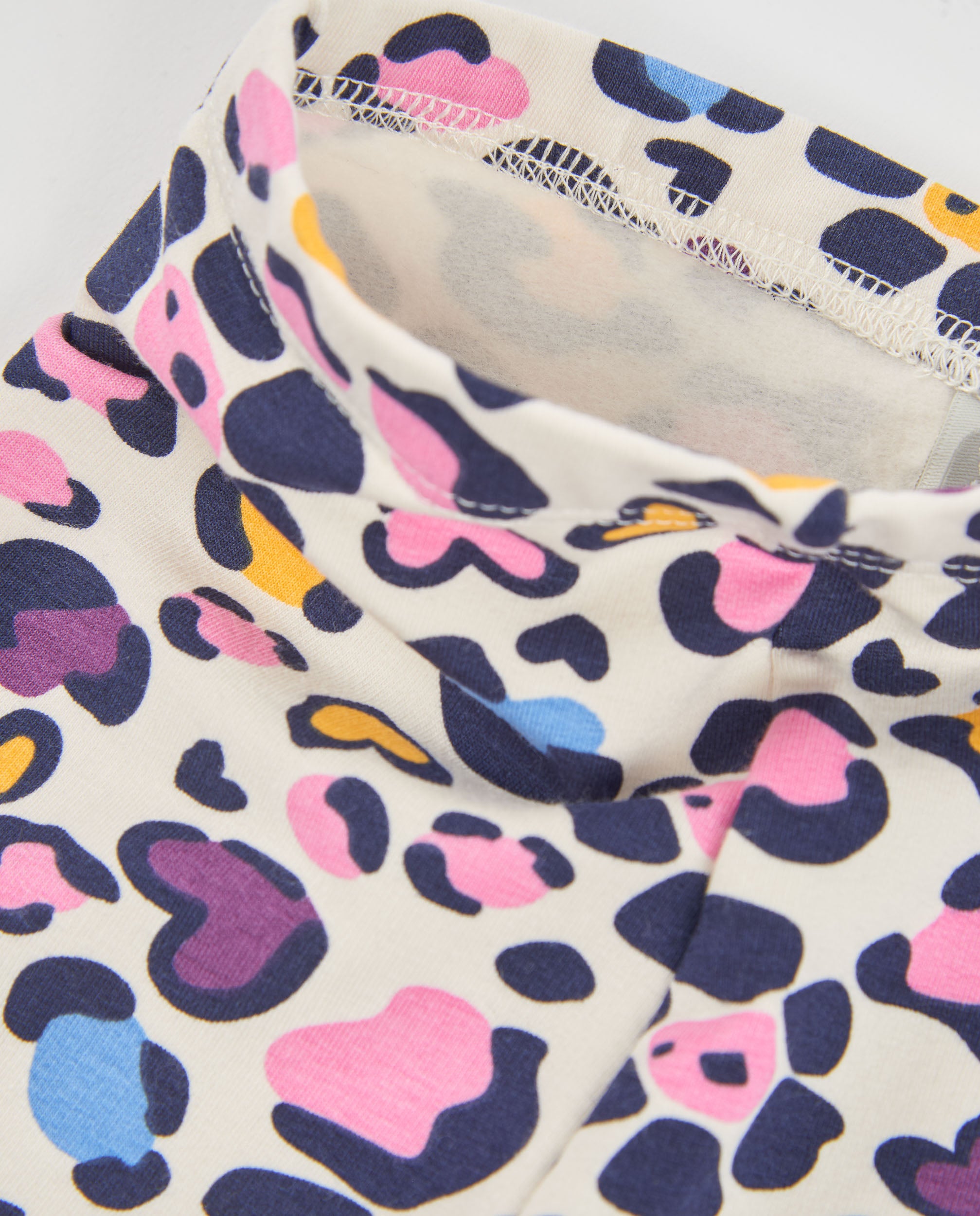 TucTuc Leggings leggings bambina felpa animalier crudo