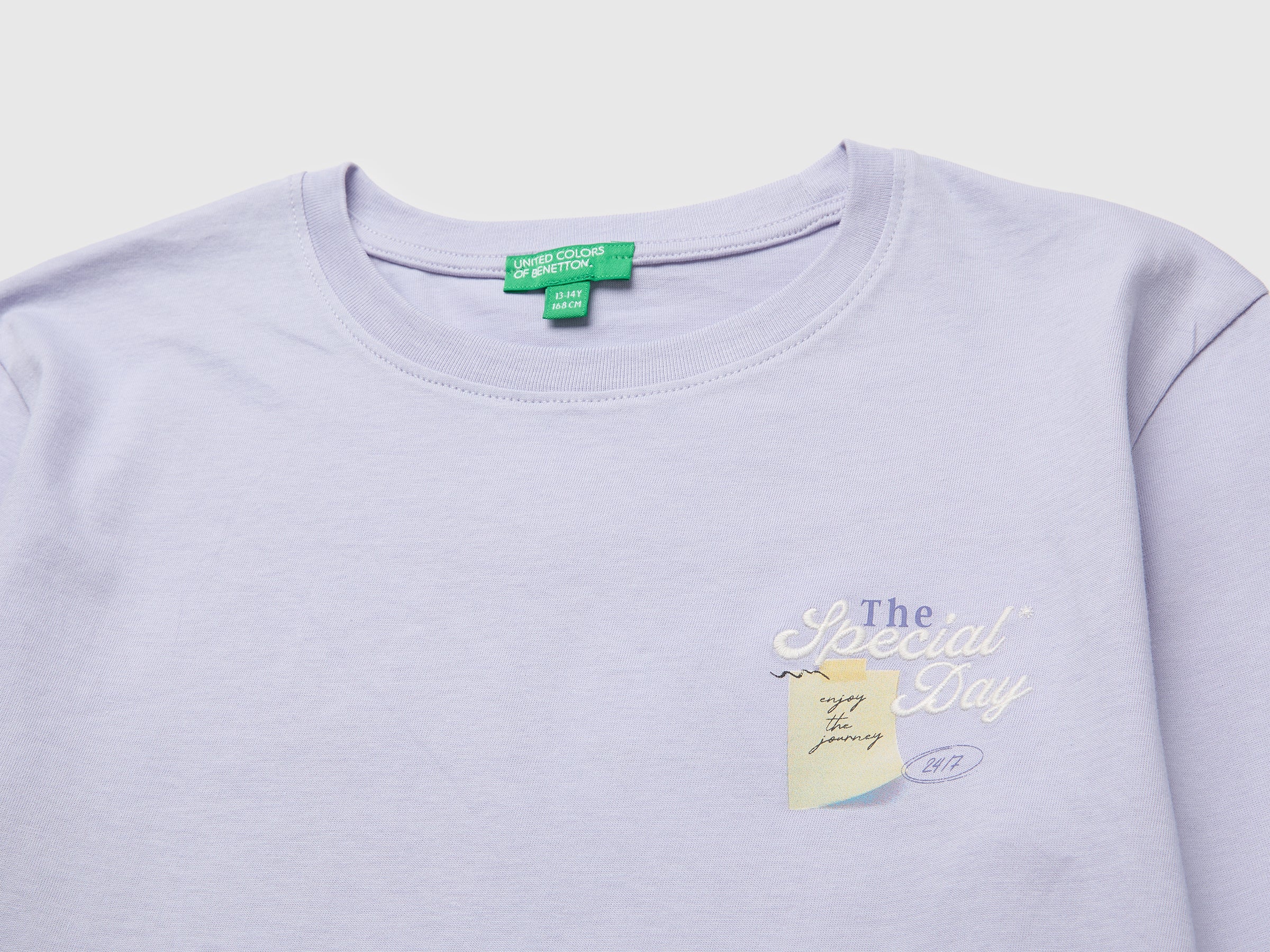 United Colors of Benetton Organic Cotton T-Shirt maglia cotone bio L