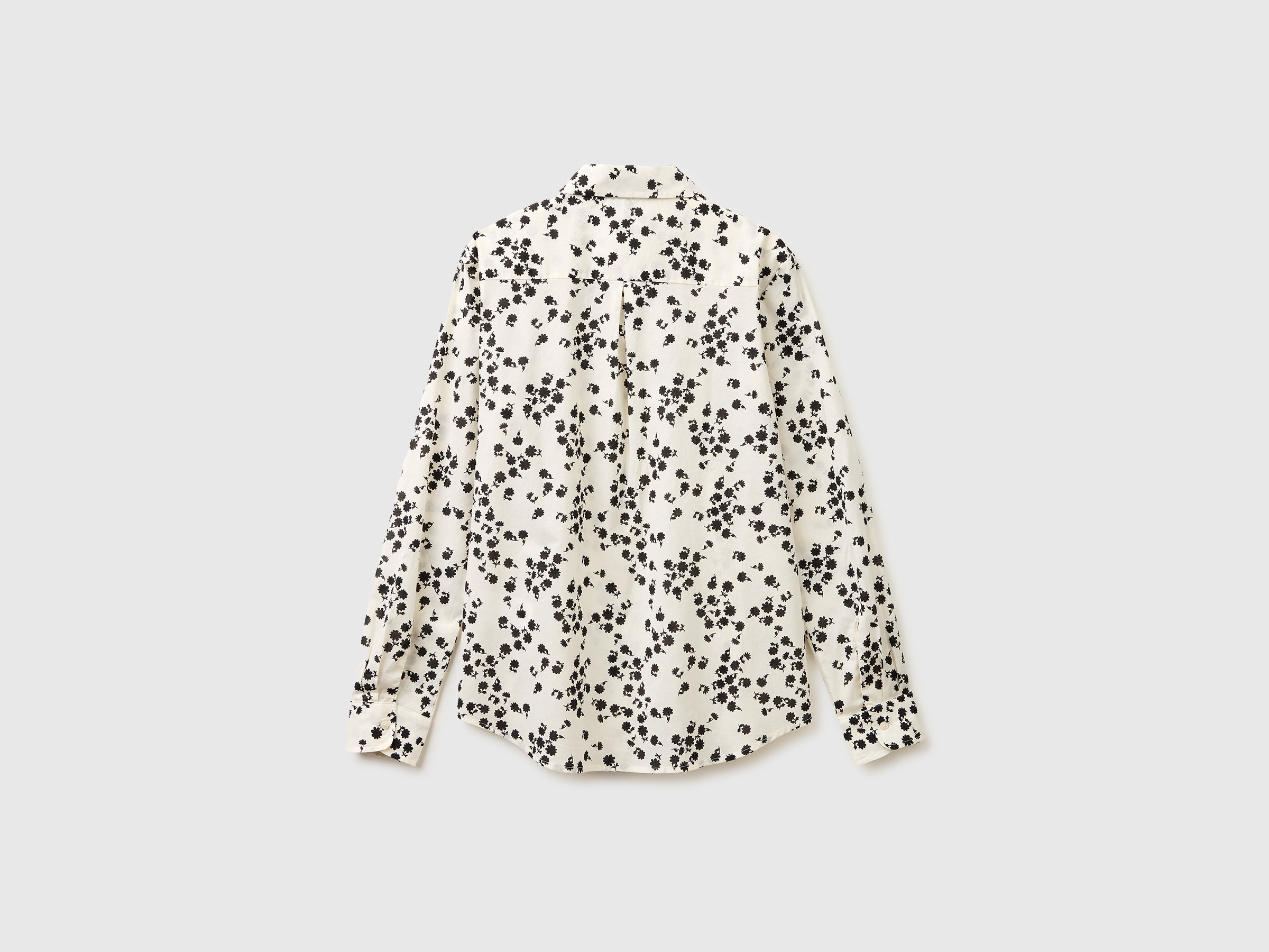 United Colors of Benetton camicia fantasia cotone leggero