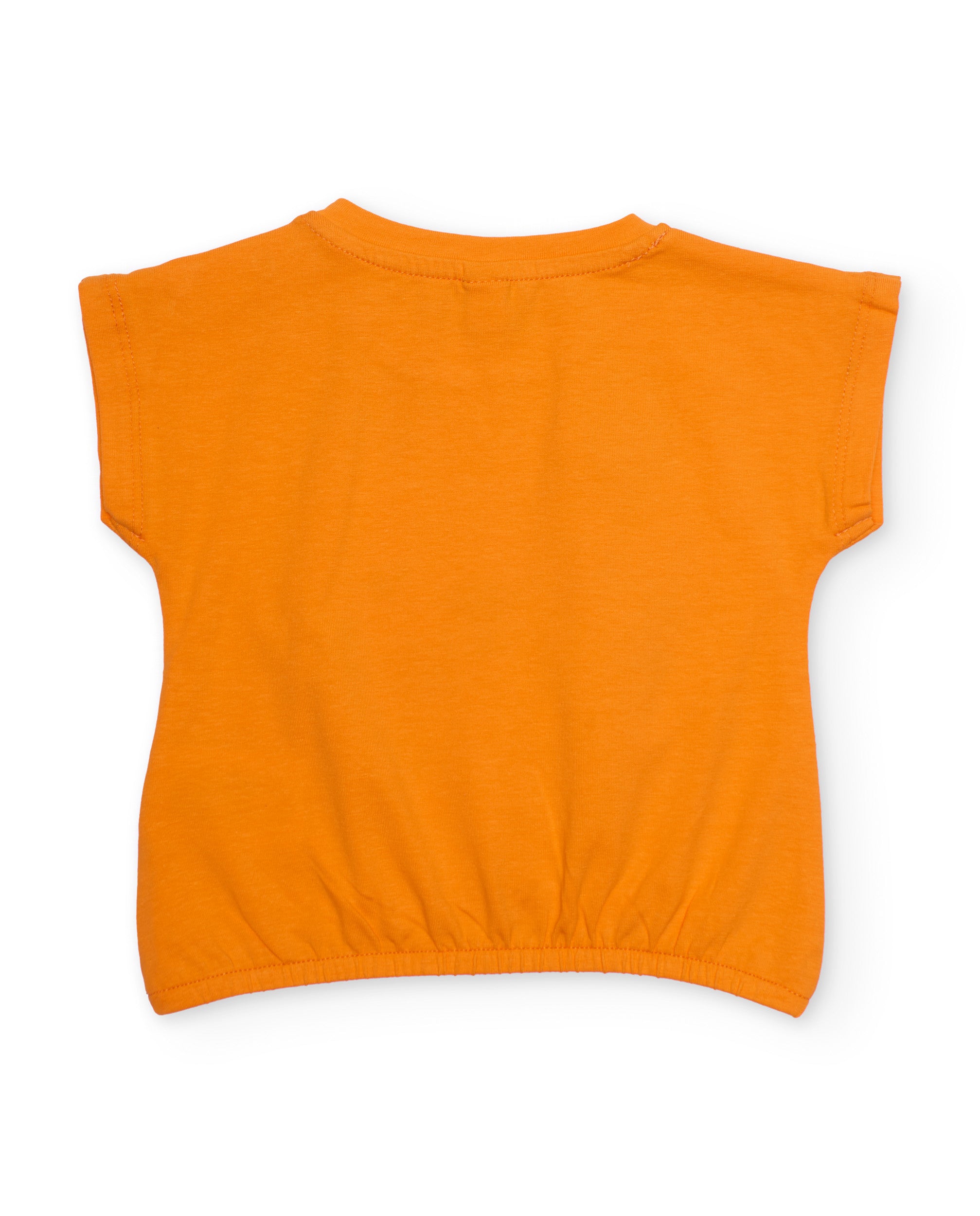TucTuc Magliette t-shirt bimba arancione animale