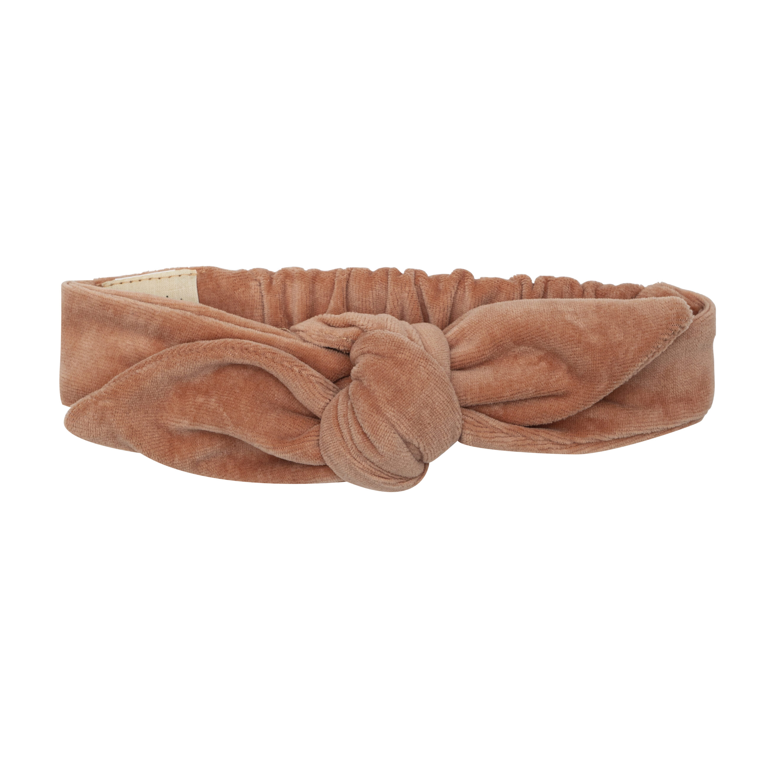Woolly Organic Velour Elastic Headband fascia neonata cotone bio