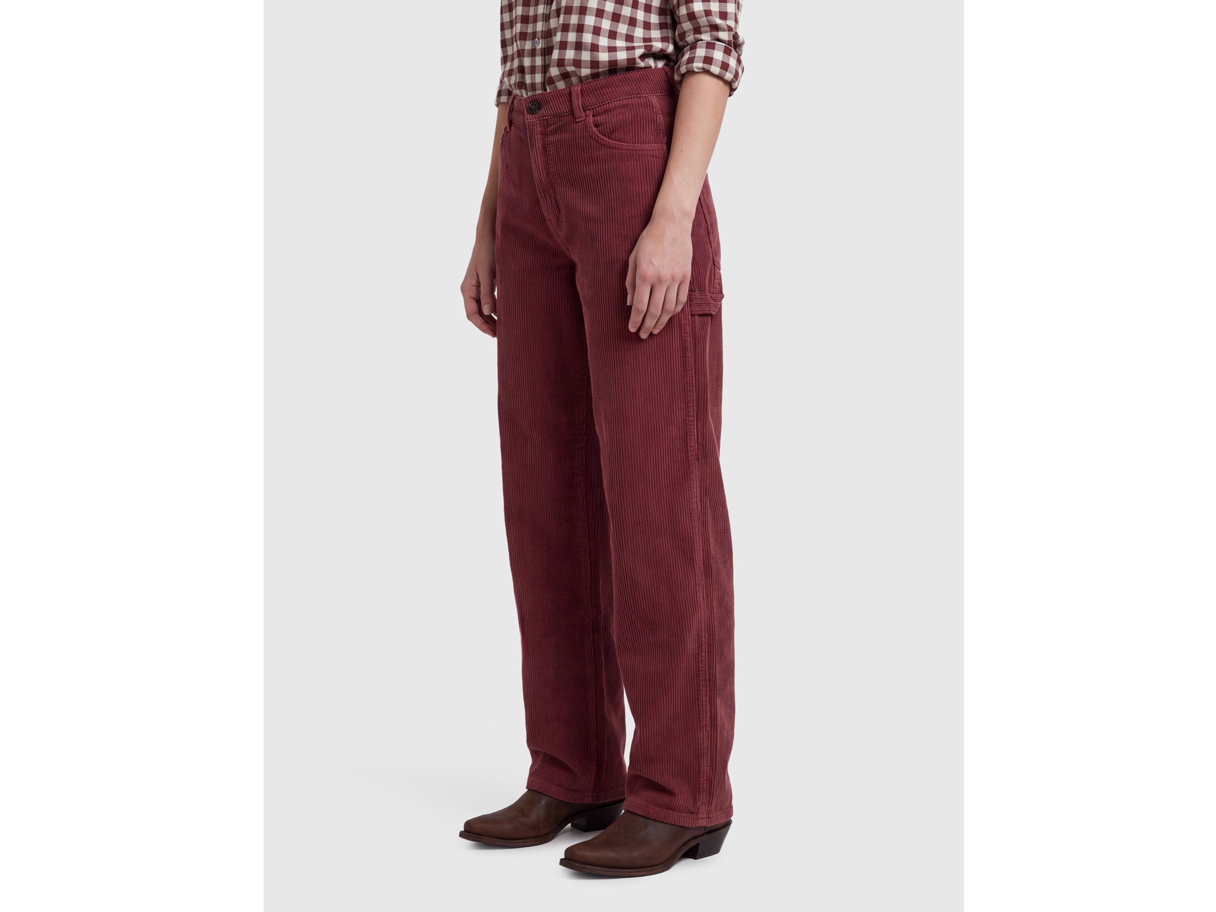 United Colors of Benetton Pantaloni 27 velluto cotone barrel