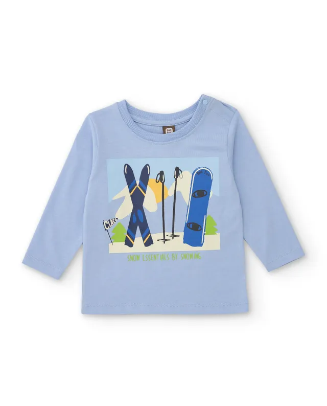 TucTuc Magliette maglia bambino azzurro sci maniche lunghe 2A