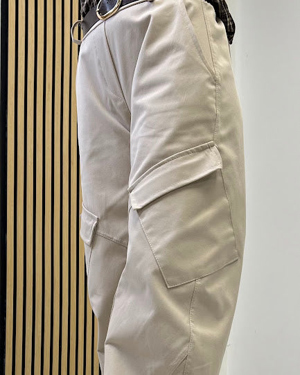 Sottosopra gm64 pantalone balloon prugna taglia unica