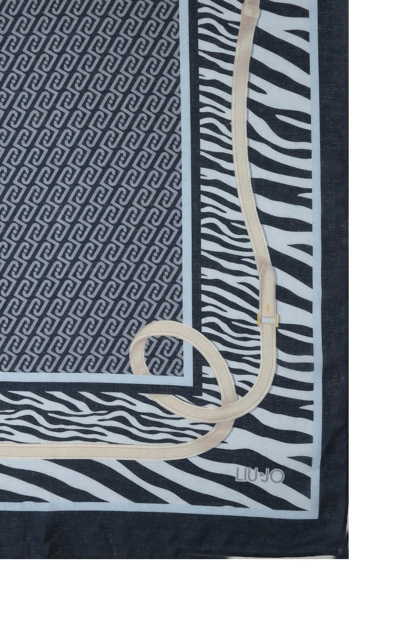 Liu Jo Jeans 2F6063 Stola Foulard Animalier Midnight 70x180