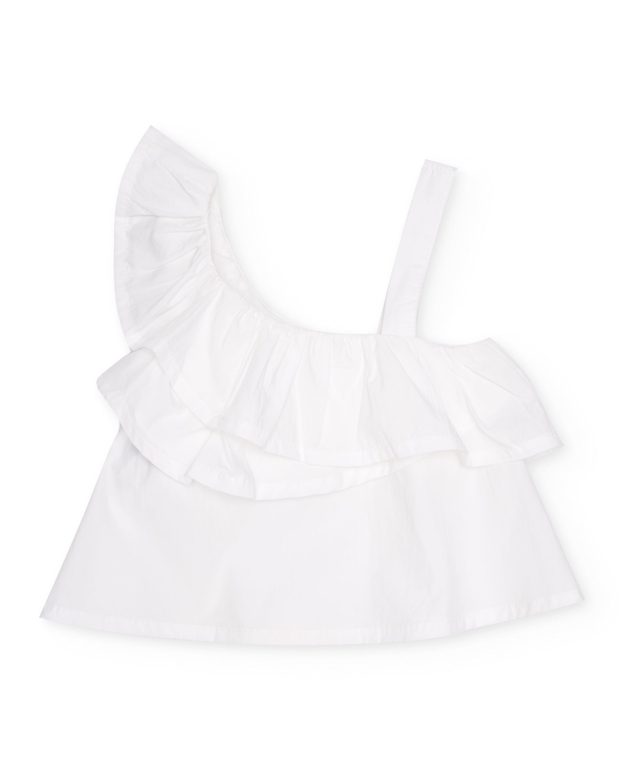 TucTuc Camicette blusa bambina volant bianco