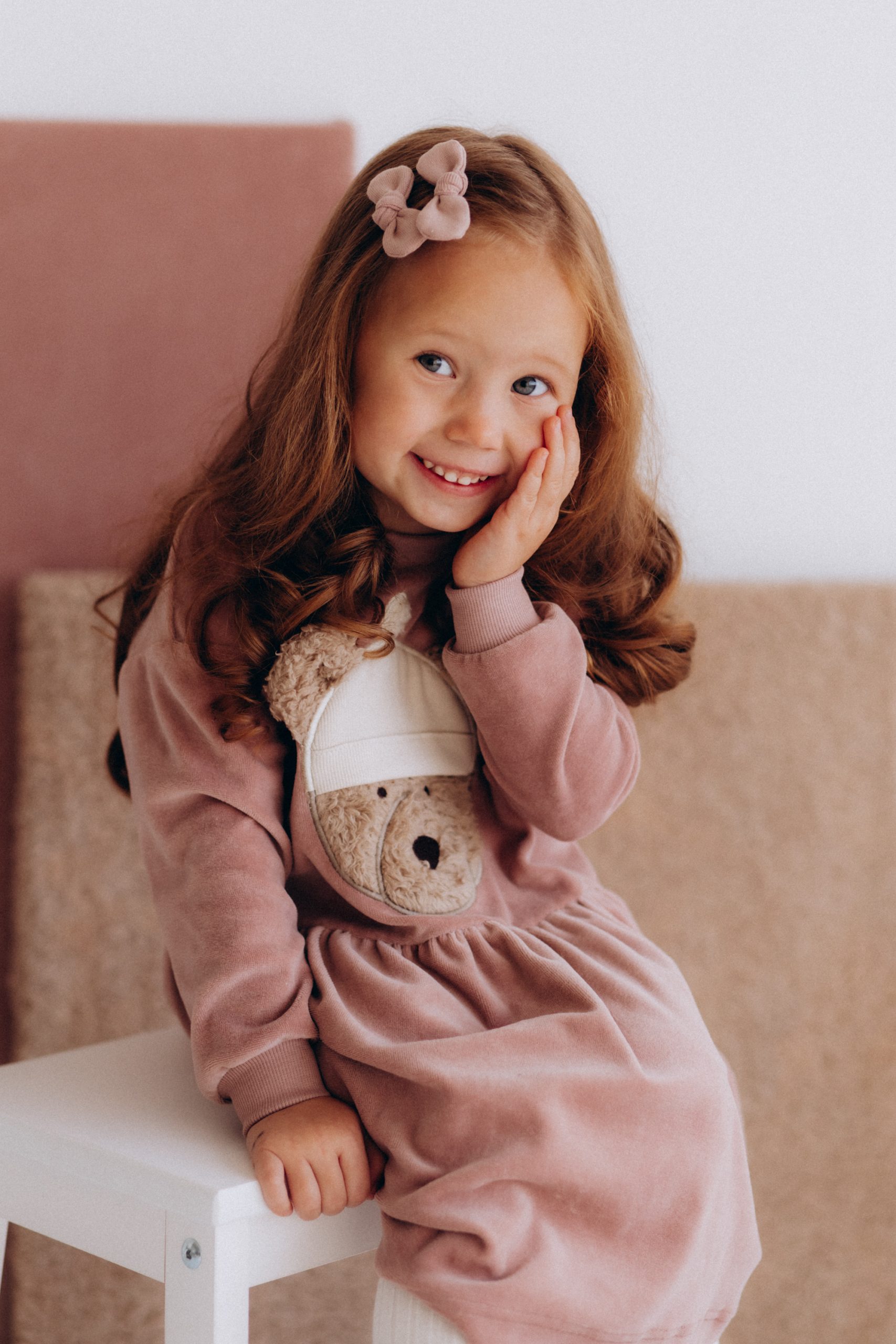 Woolly Organic Kids Dresses vestito bambina velluto bio