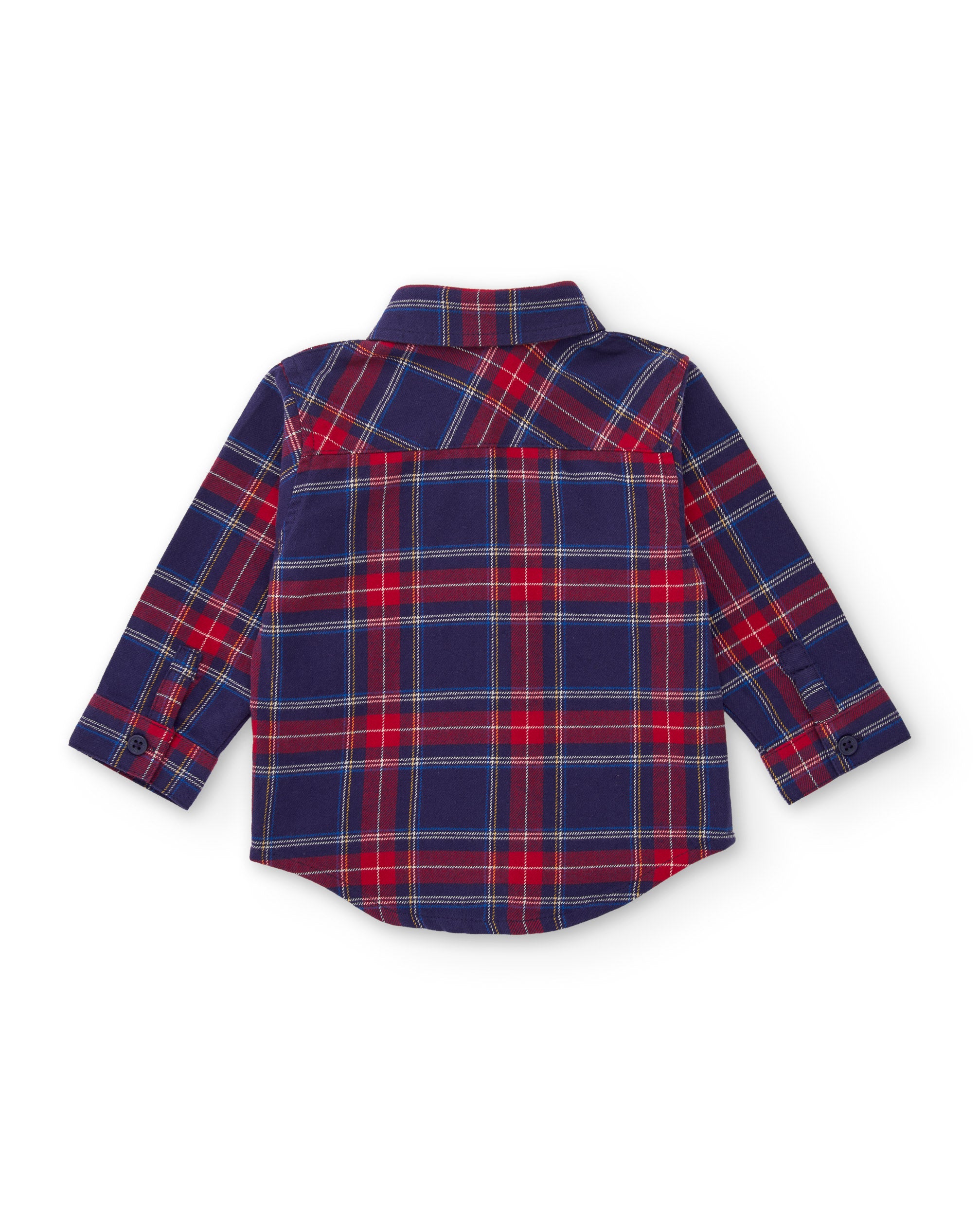 TucTuc Camicette Camicia Bambino Blu Quadri Toppe