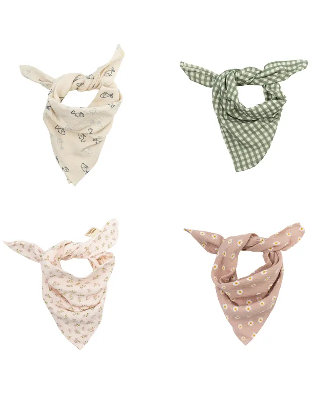 Woolly Organic Bandana mussola cotone bio 50x50 SS27