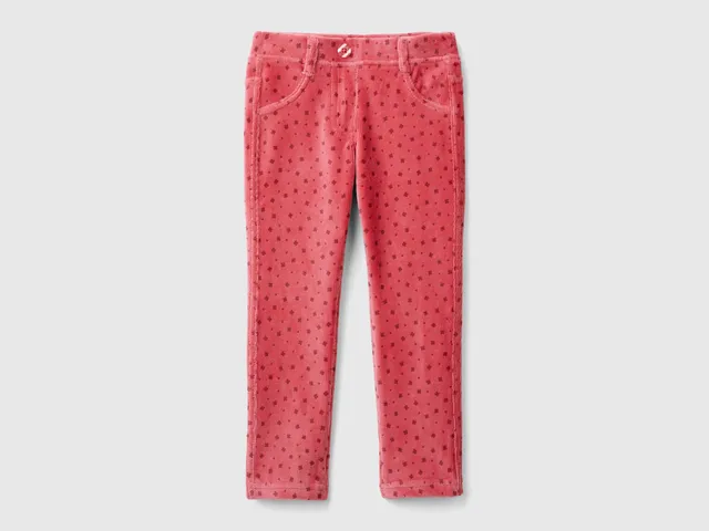 United Colors of Benetton pantaloni chenille slim bimba 104