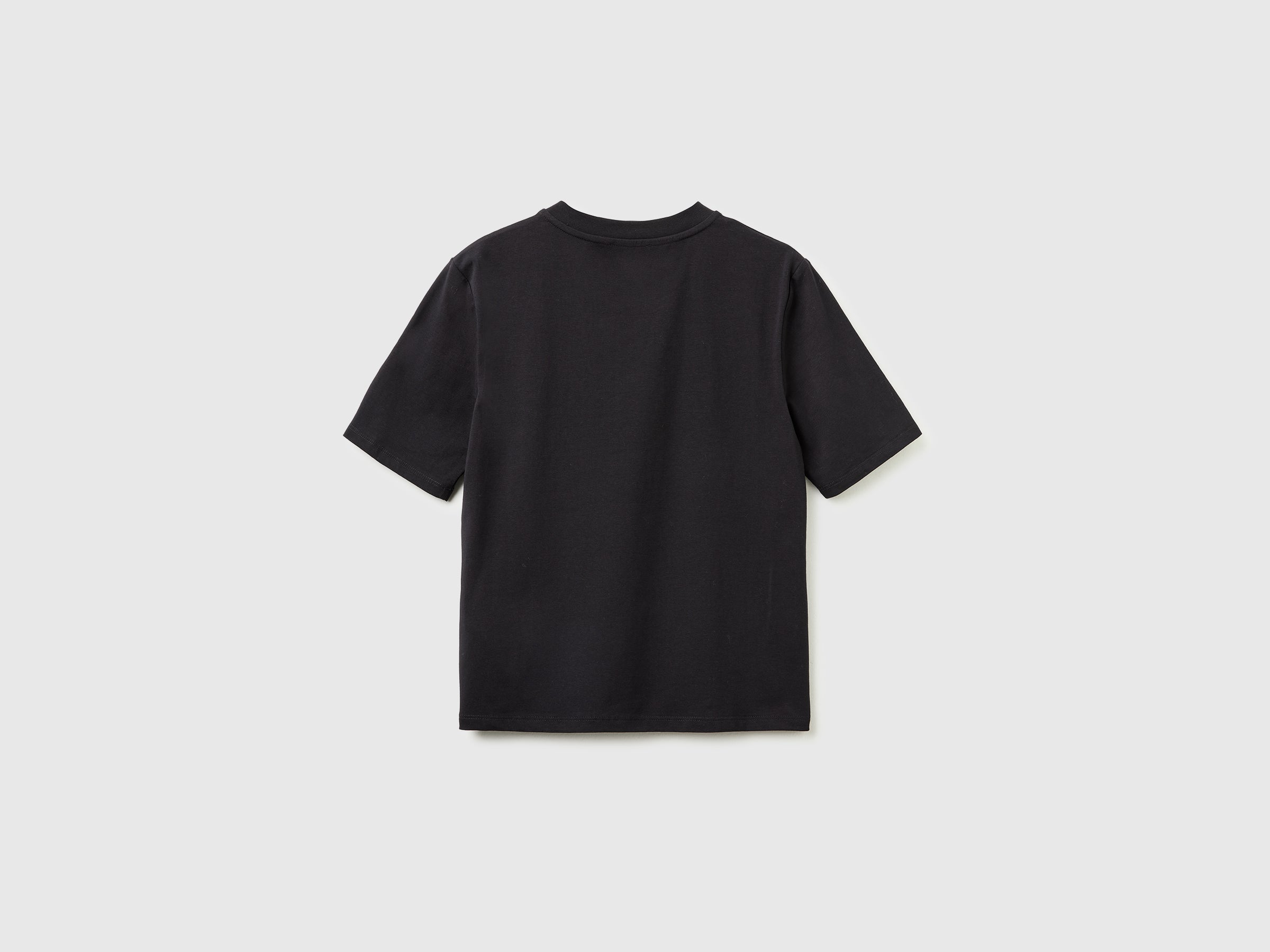 Benetton Amour t-shirt cotone ricamo amour taglia S