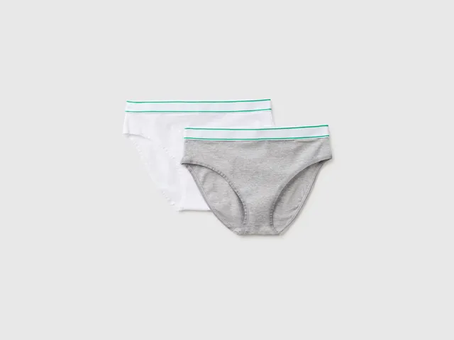 United Colors of Benetton Underwear slip 7-8 anni cotone 2 pezzi