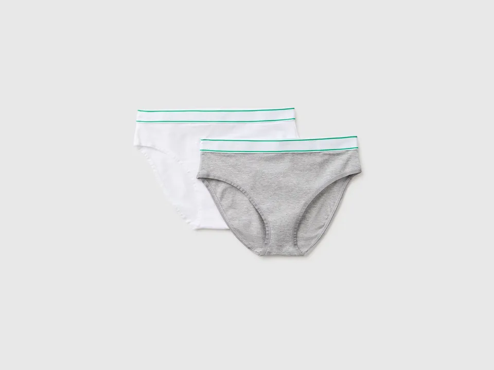 United Colors of Benetton Underwear slip 7-8 anni cotone 2 pezzi