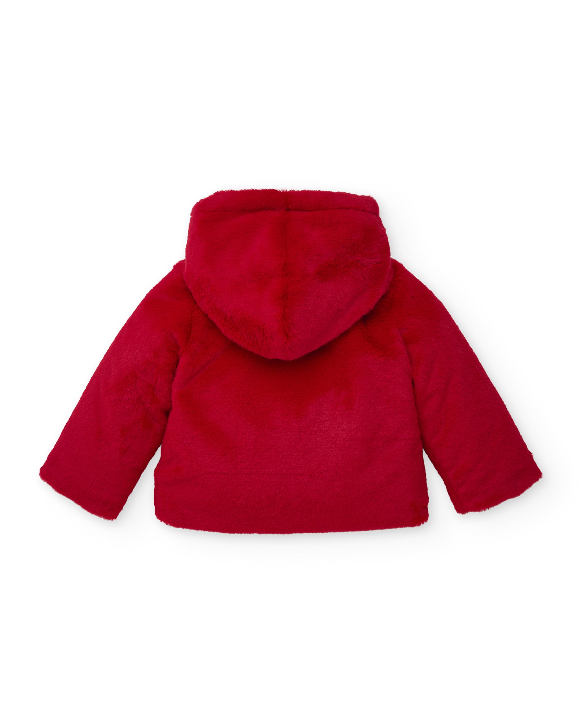 TucTuc Cappotti Cappotto bambina rosso imbottito cuori