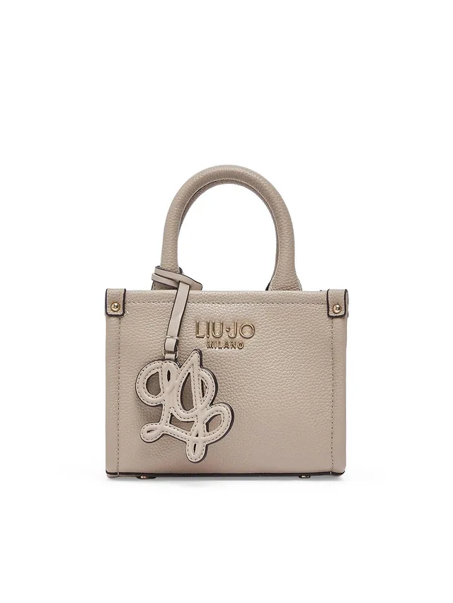 Liu Jo Borse Borsa Mini Jacquard Beige 18x10x15