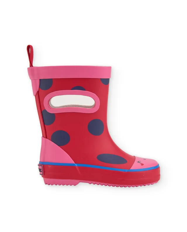 TucTuc Calzature Stivali Pioggia Bimba Rossi Pois 20-30