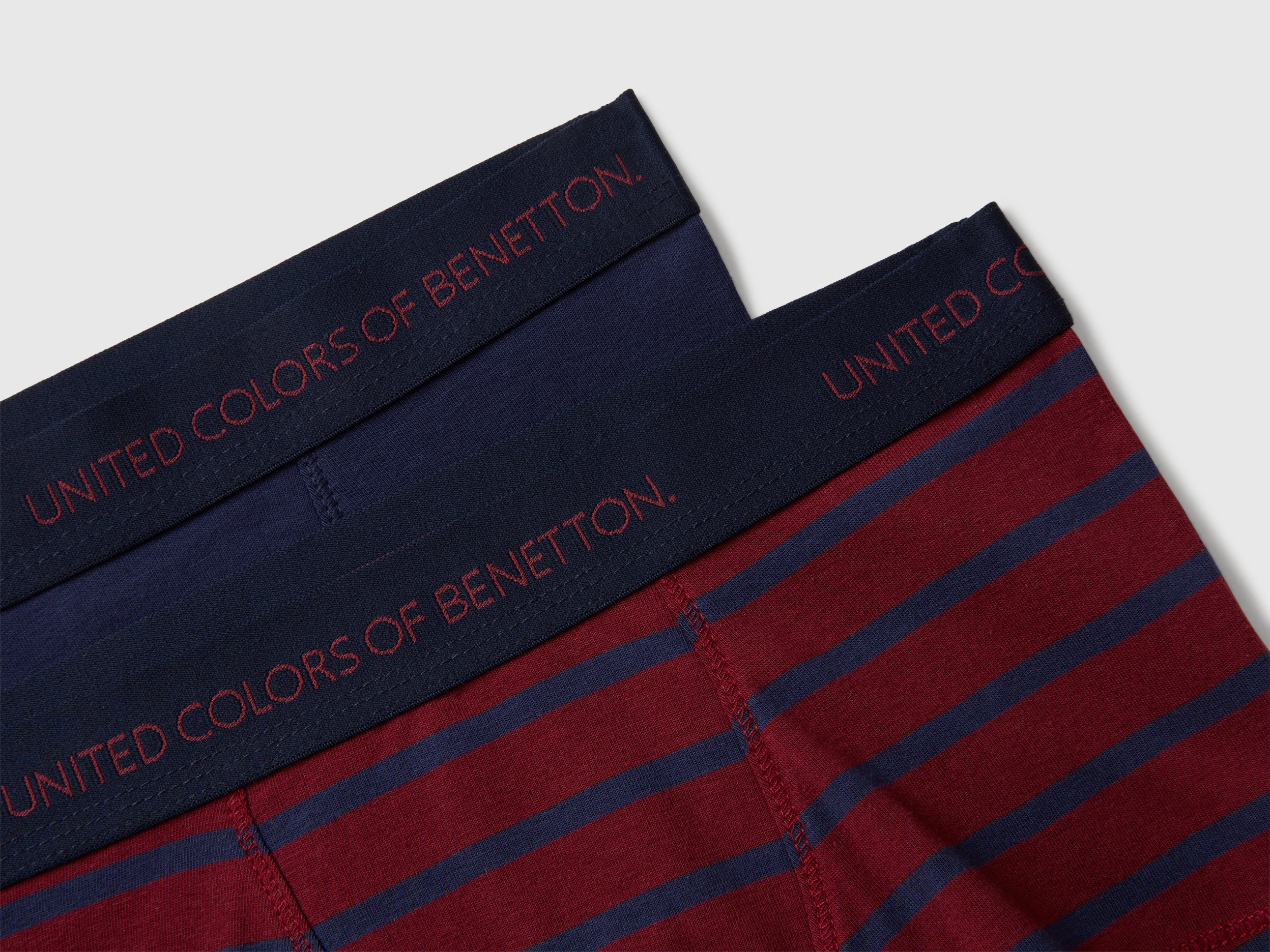 United Colors of Benetton Boxer cotone biological stretch 2 pezzi