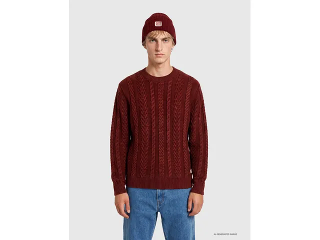 United Colors of Benetton maglione trecce lana taglia S