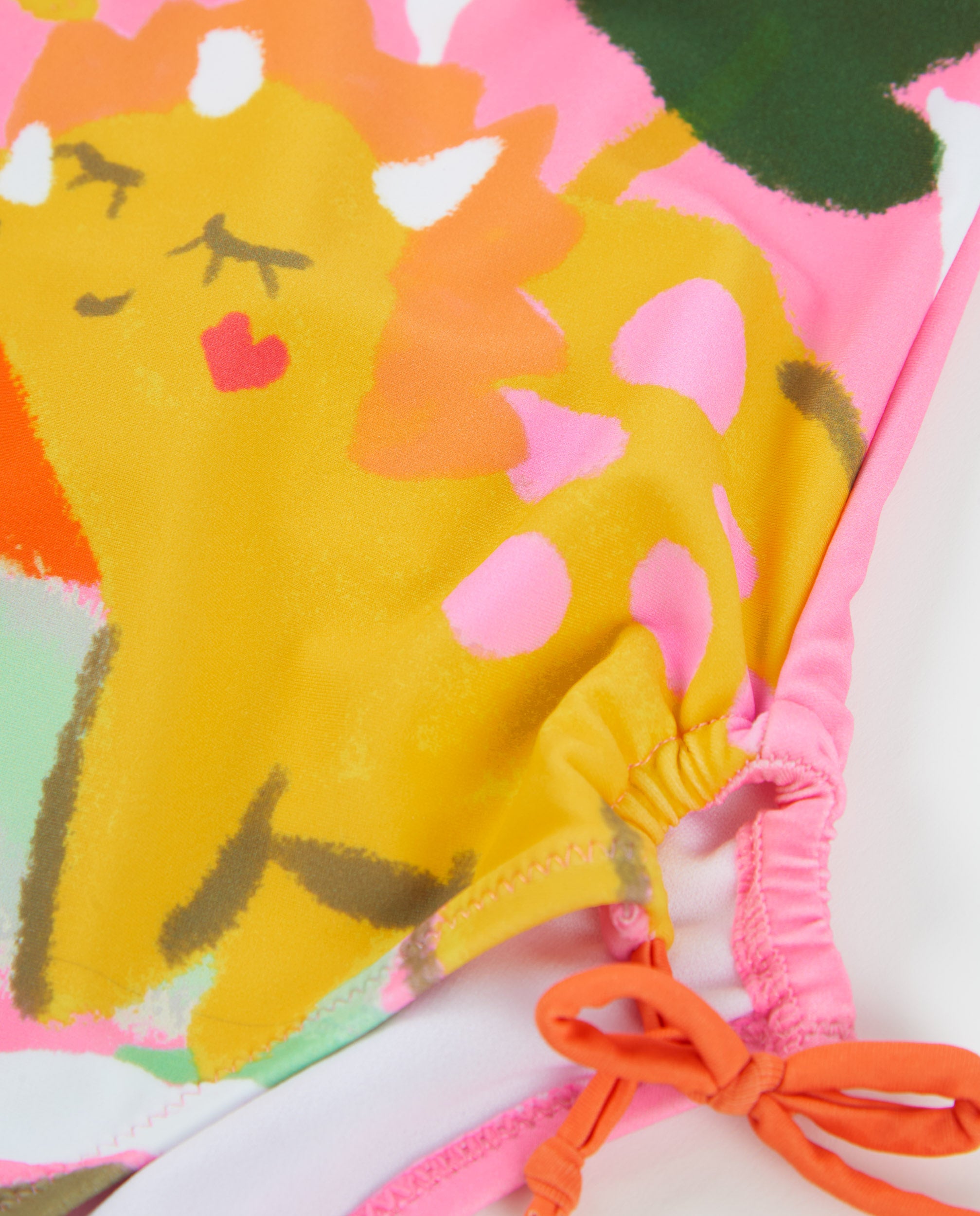 TucTuc Costumi Costume Bambina Rosa con Fiocchi Laterali
