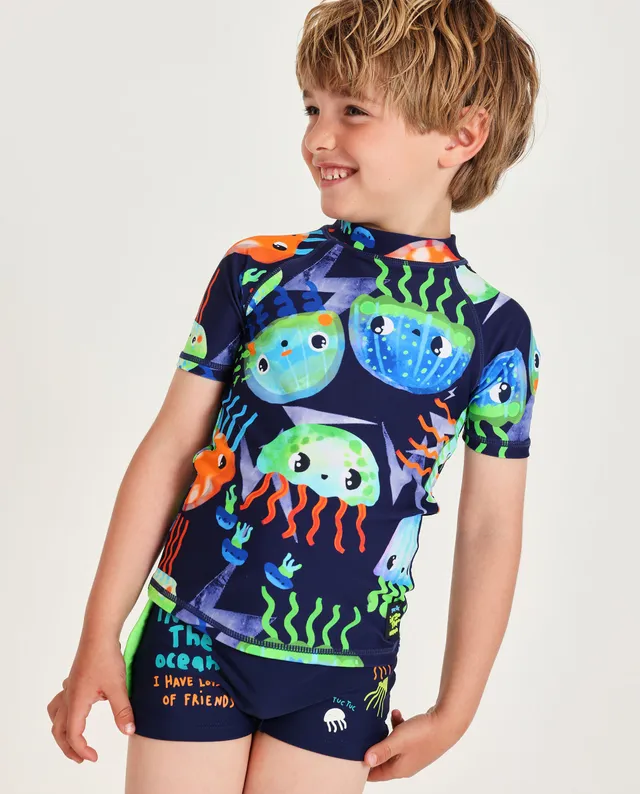 TucTuc Magliette T-shirt Meduse Maglietta Navy Maniche Corte