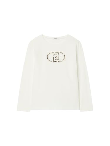 Liu Jo T-Shirt Logo Monogram maglietta taglia L maniche lunghe