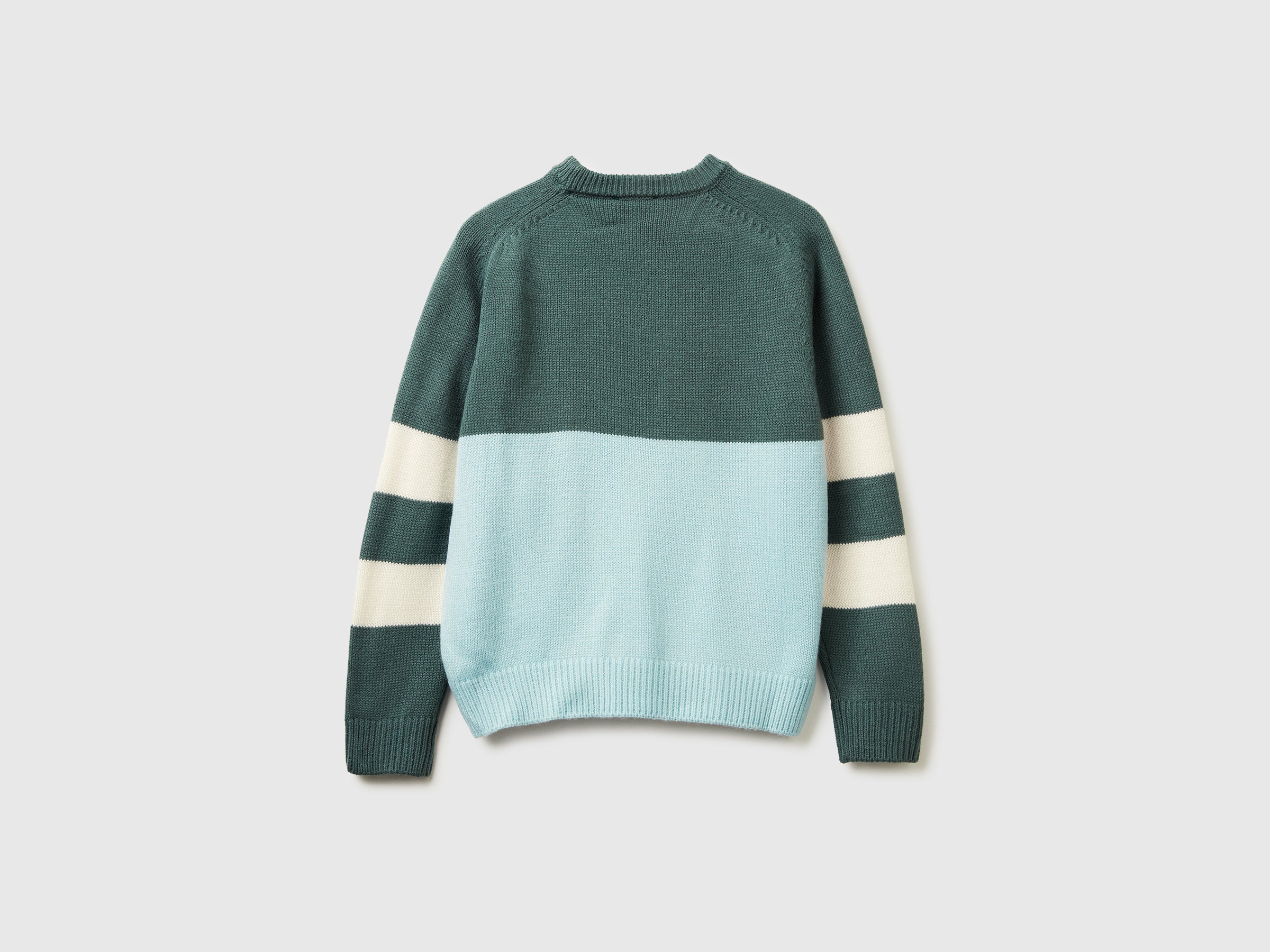 United Colors of Benetton Maglione Color Block L Girocollo