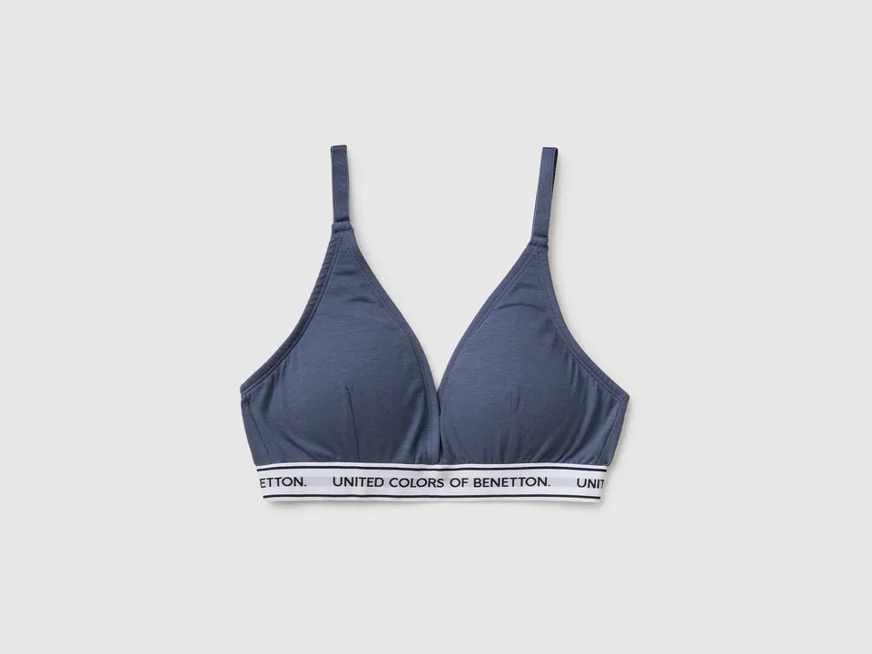 United Colors of Benetton Reggiseno Triangolo Cotone Imbottitura Rimovibile