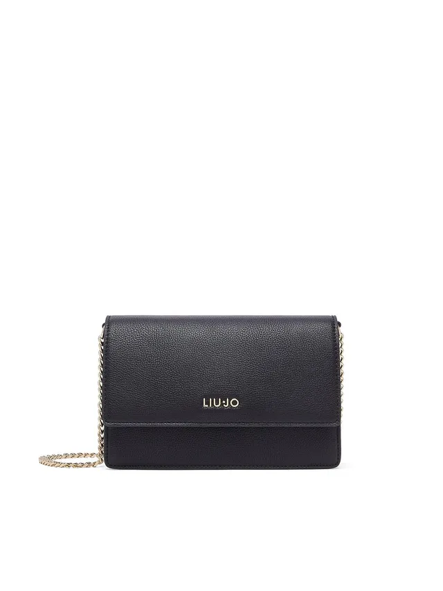 Liu Jo Borse Borsa a Tracolla Piccola Nero catena dorata
