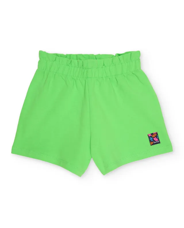 TucTuc Bermuda short bambina verde vita elastica