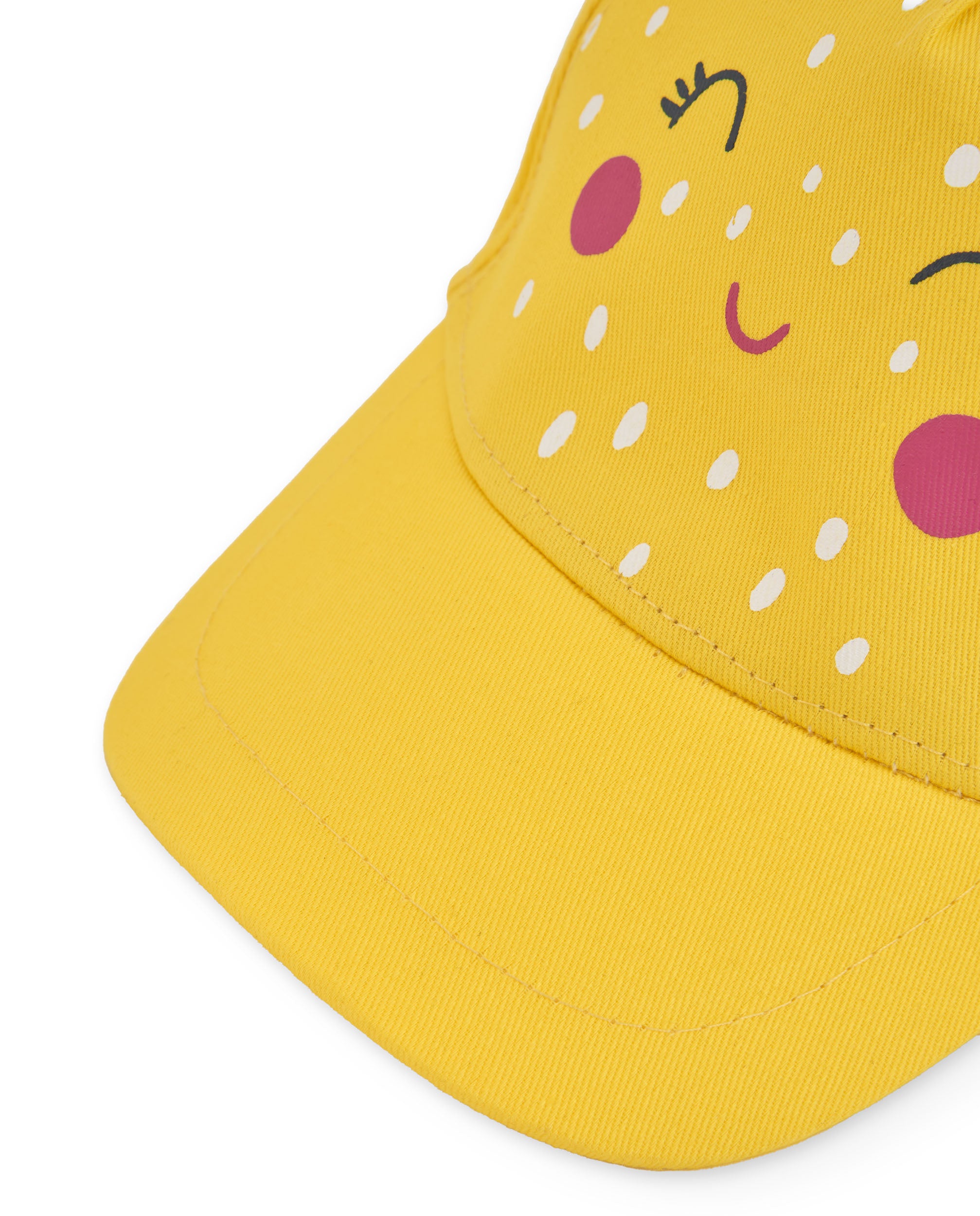 TucTuc Accessori cappellino bambina sole giallo foglie