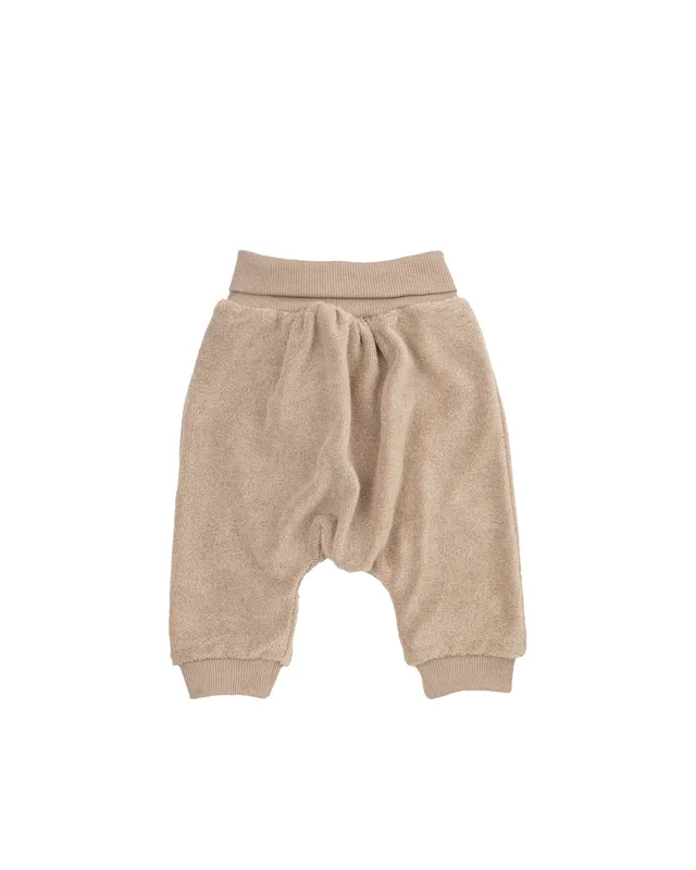 Woolly Organic SS27 Pantaloni Neonato Spugna Cotone Bio