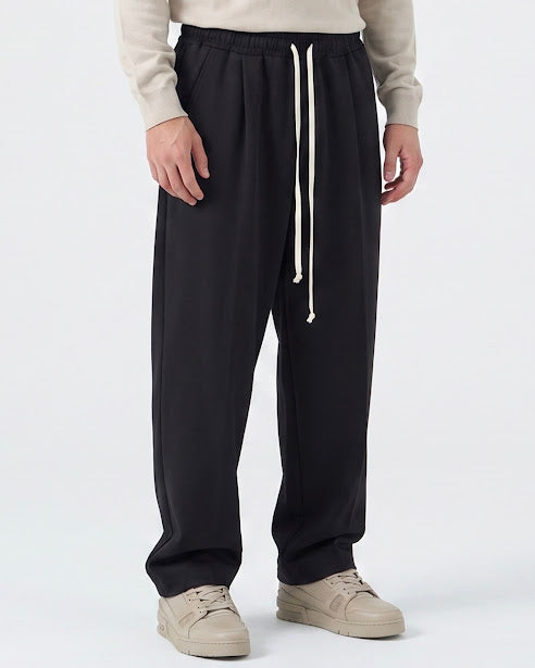 Sottosopra Uomo pantalone an019103 baggy nero M viscosa