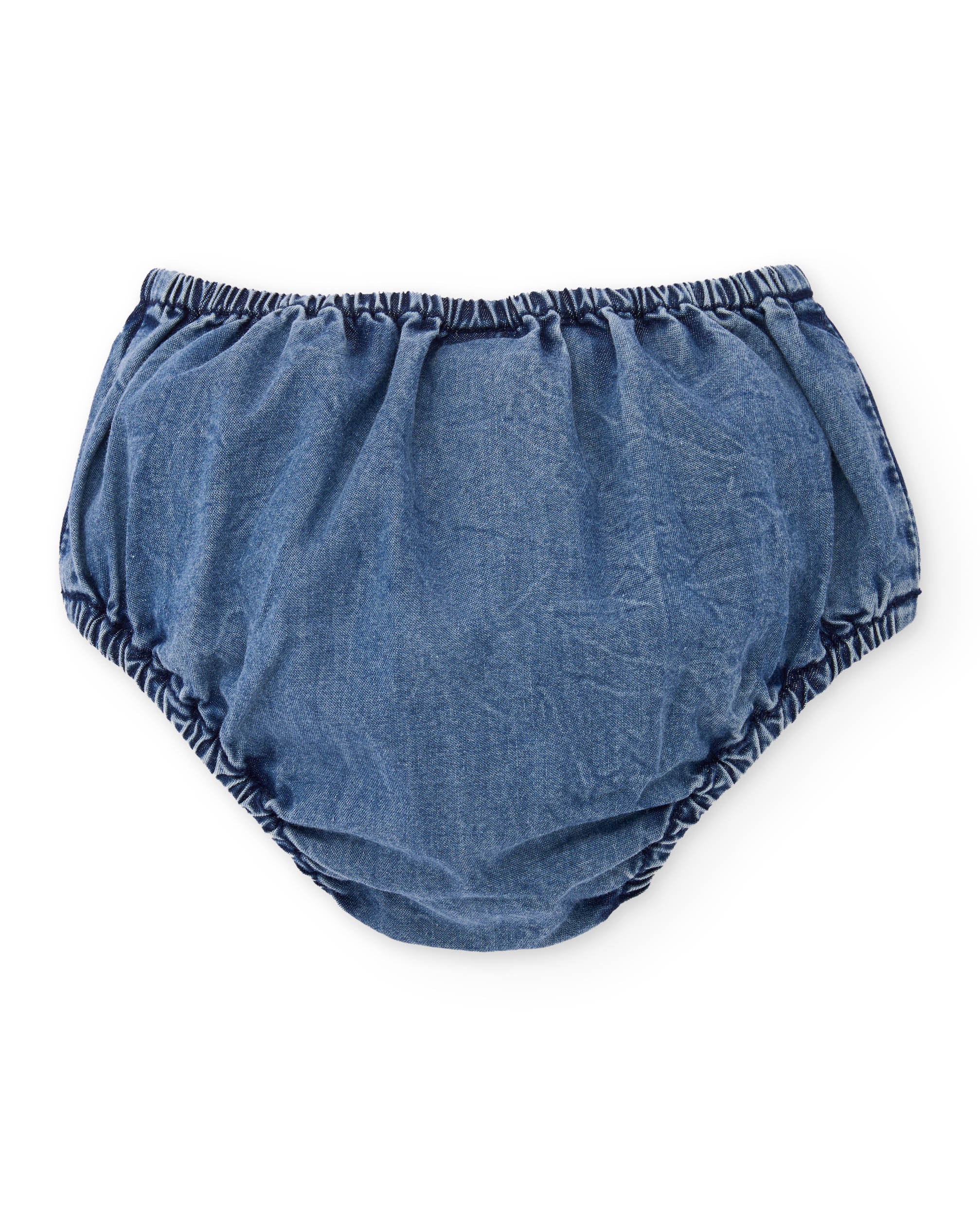 TucTuc Vestiti Vestito denim neonata jeans fiori