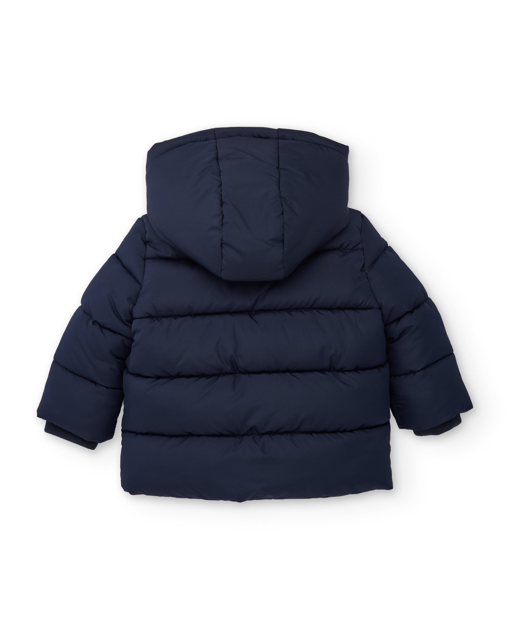 TucTuc Cappotti Piumino Bambino Blu Navy cappuccio trapuntato