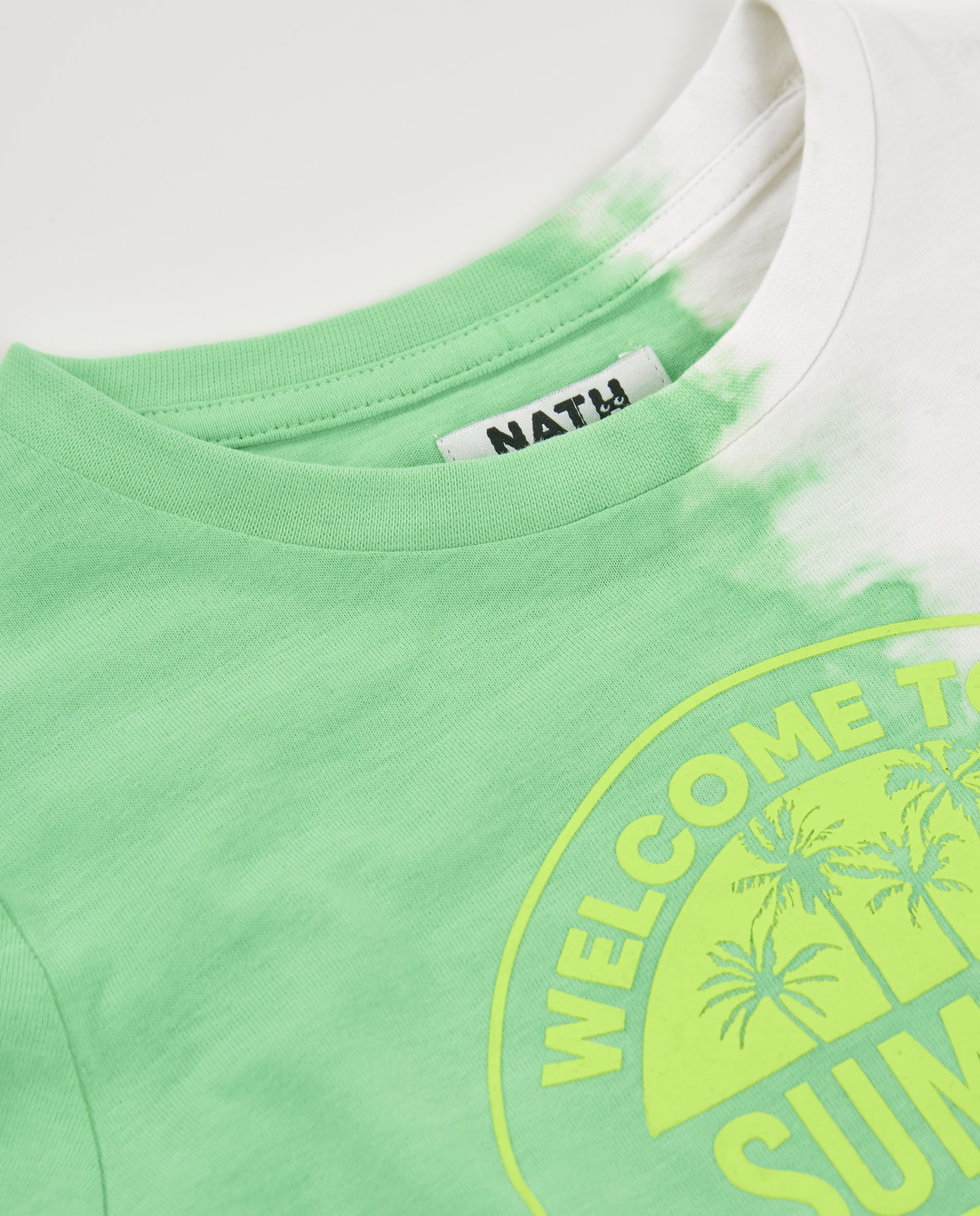 TucTuc Magliette t-shirt bambino verde sfumato