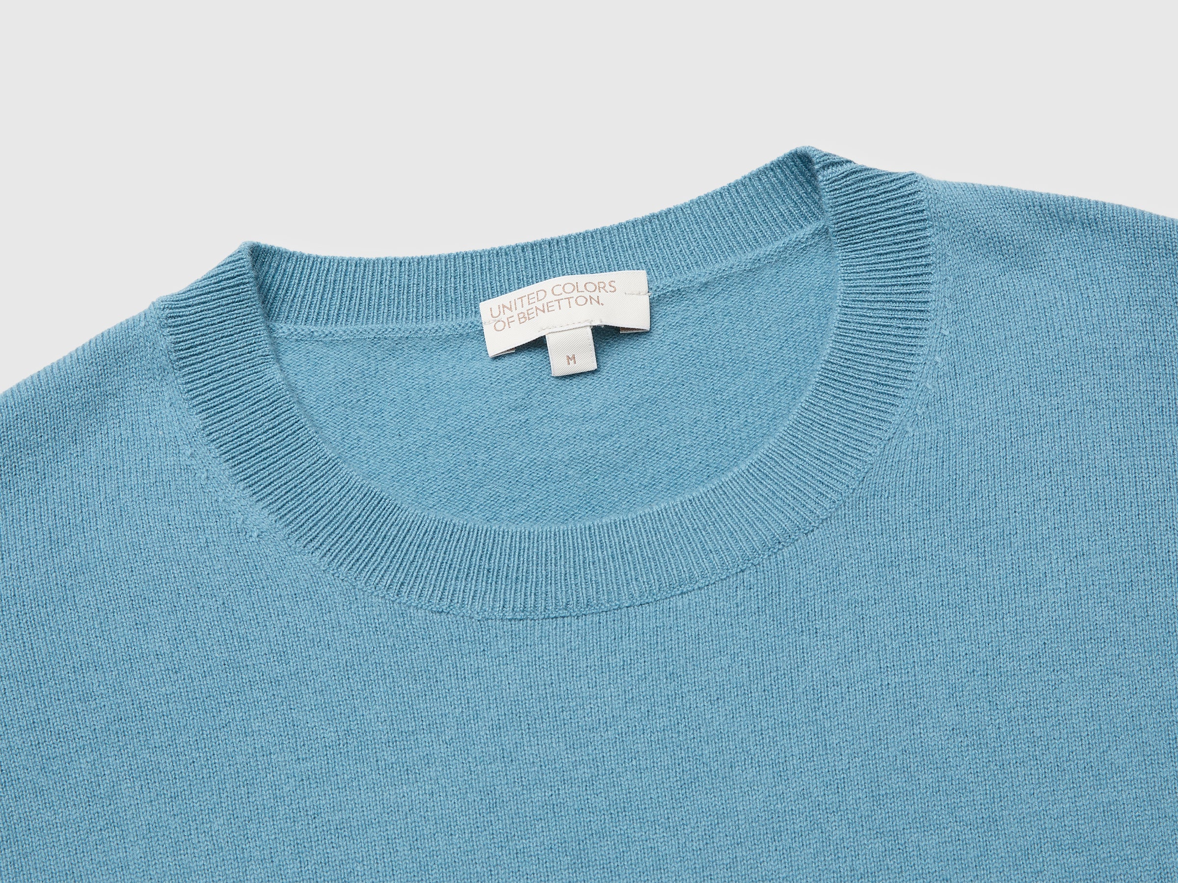 Benetton Maglione lana cashmere taglia M girocollo