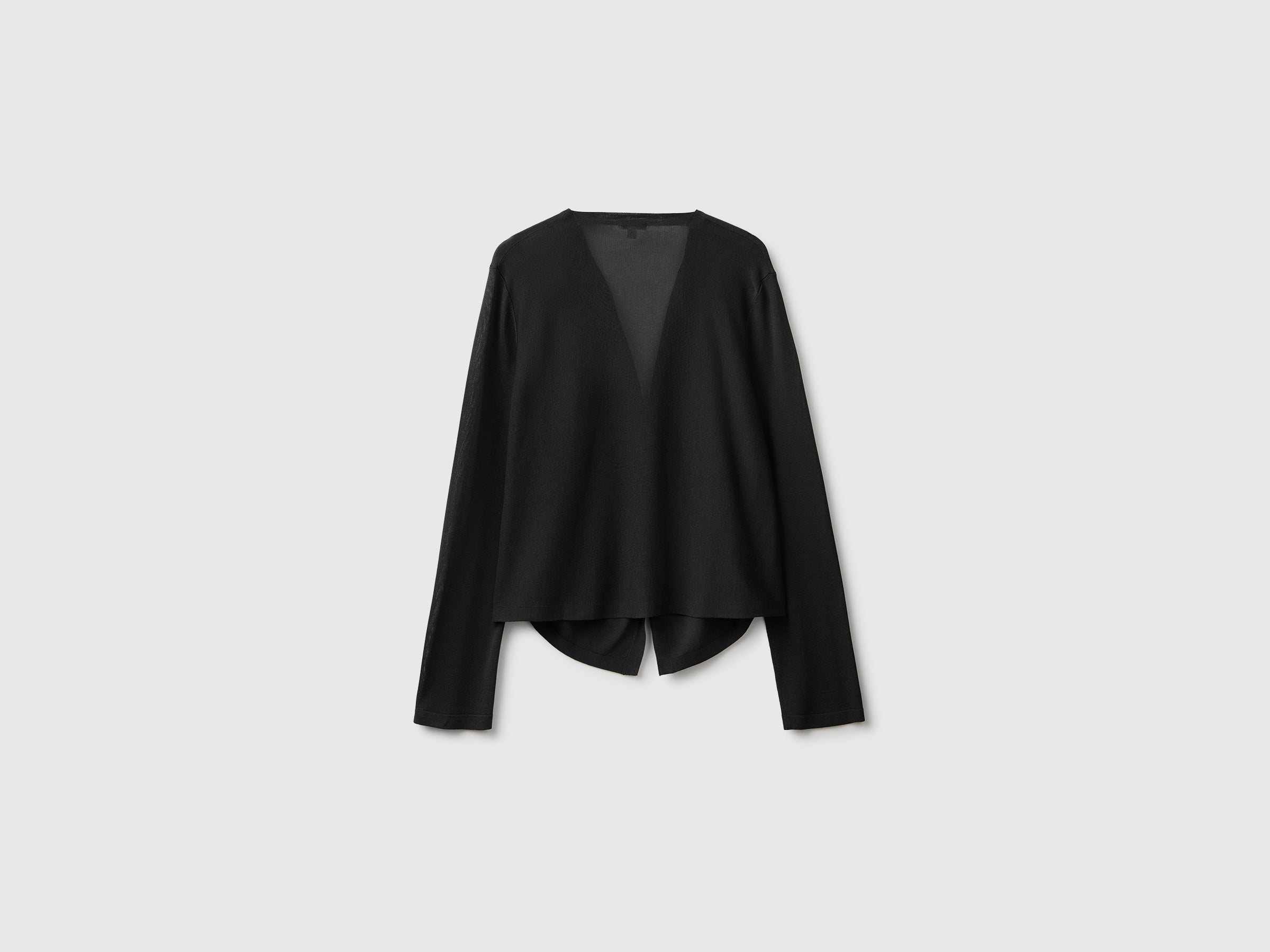 United Colors of Benetton Cardigan drappeggio viscosa bambù M