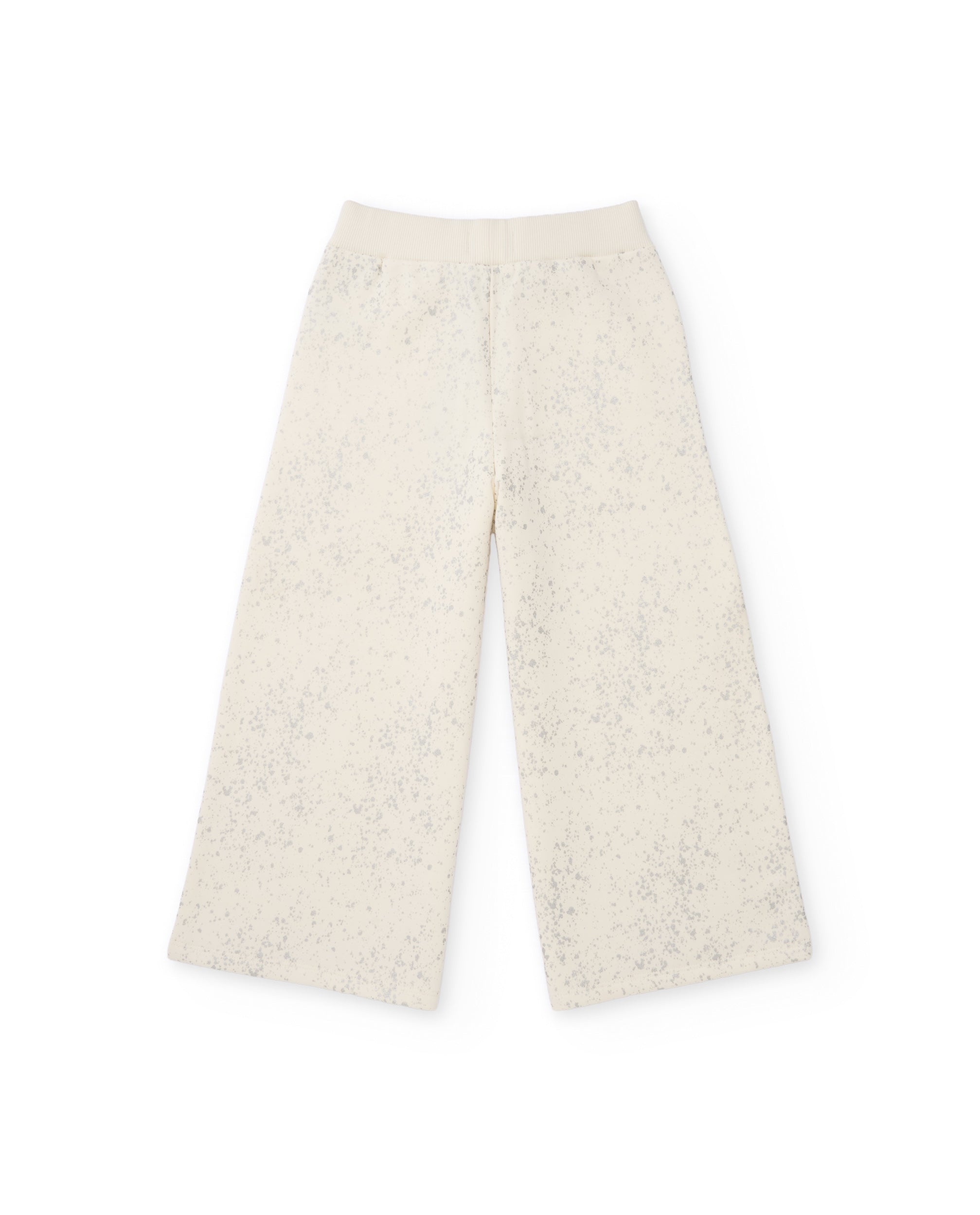 TucTuc Pantaloni Felpa Bambina taglio ampio bianco