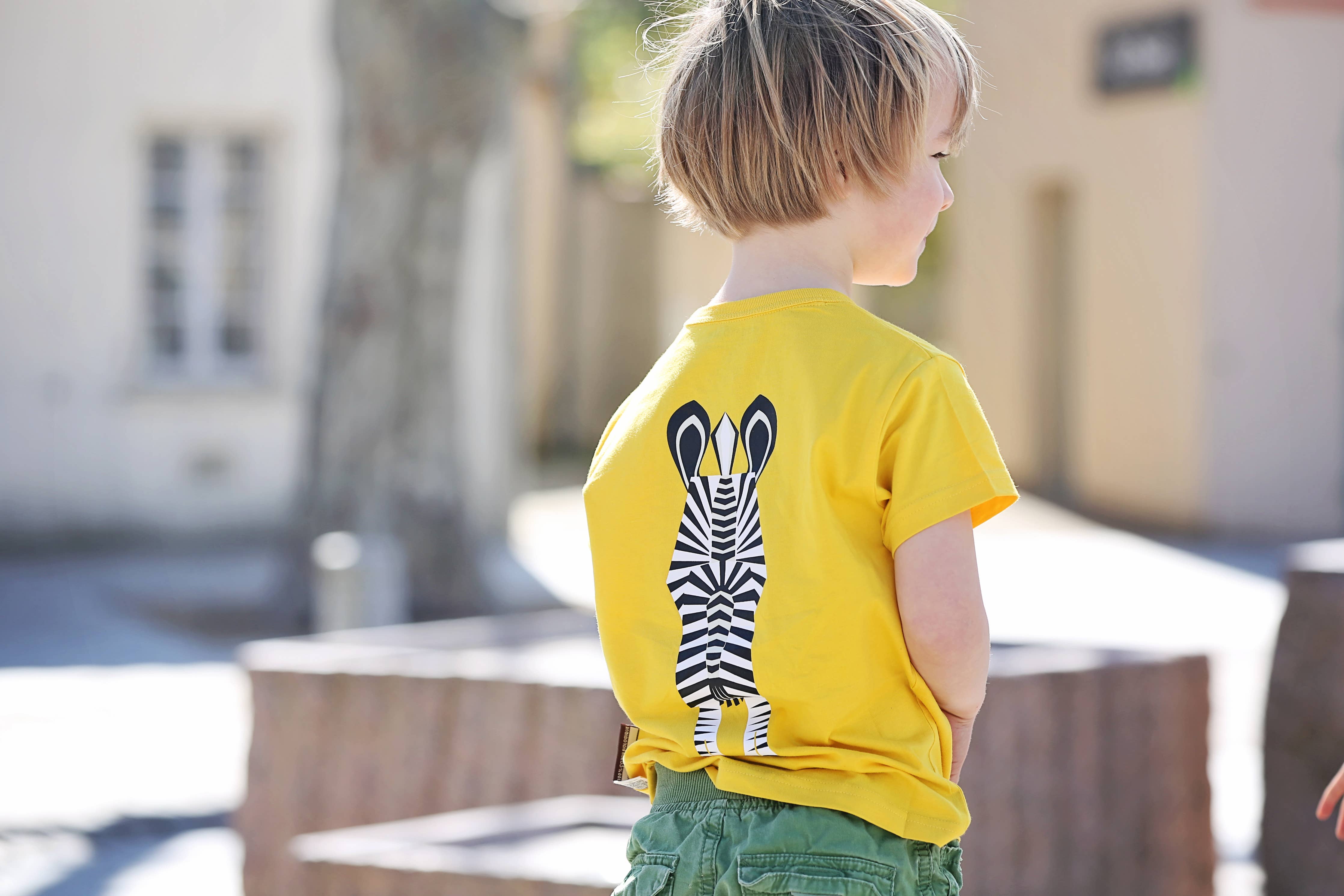Kocarcia Coq en Pâte Maglietta Zebra Cotone Bio 6 anni