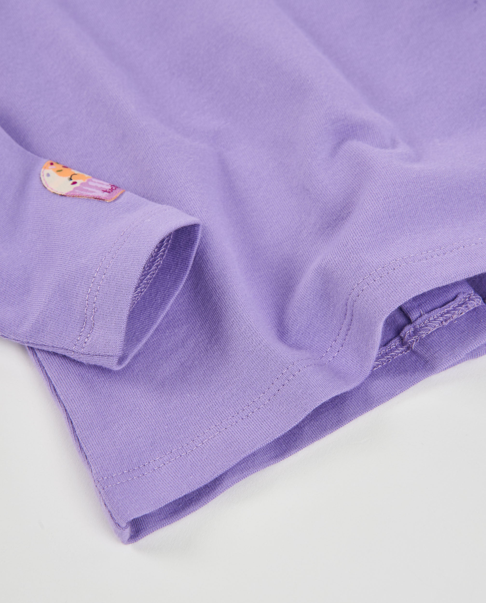 TucTuc Completi Completo Felpa Neonata Viola Cupcake