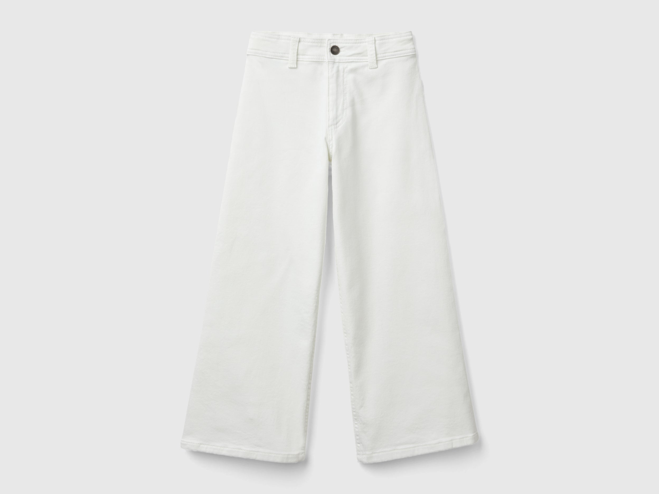 United Colors of Benetton pantaloni larghi cotone stretch taglia S