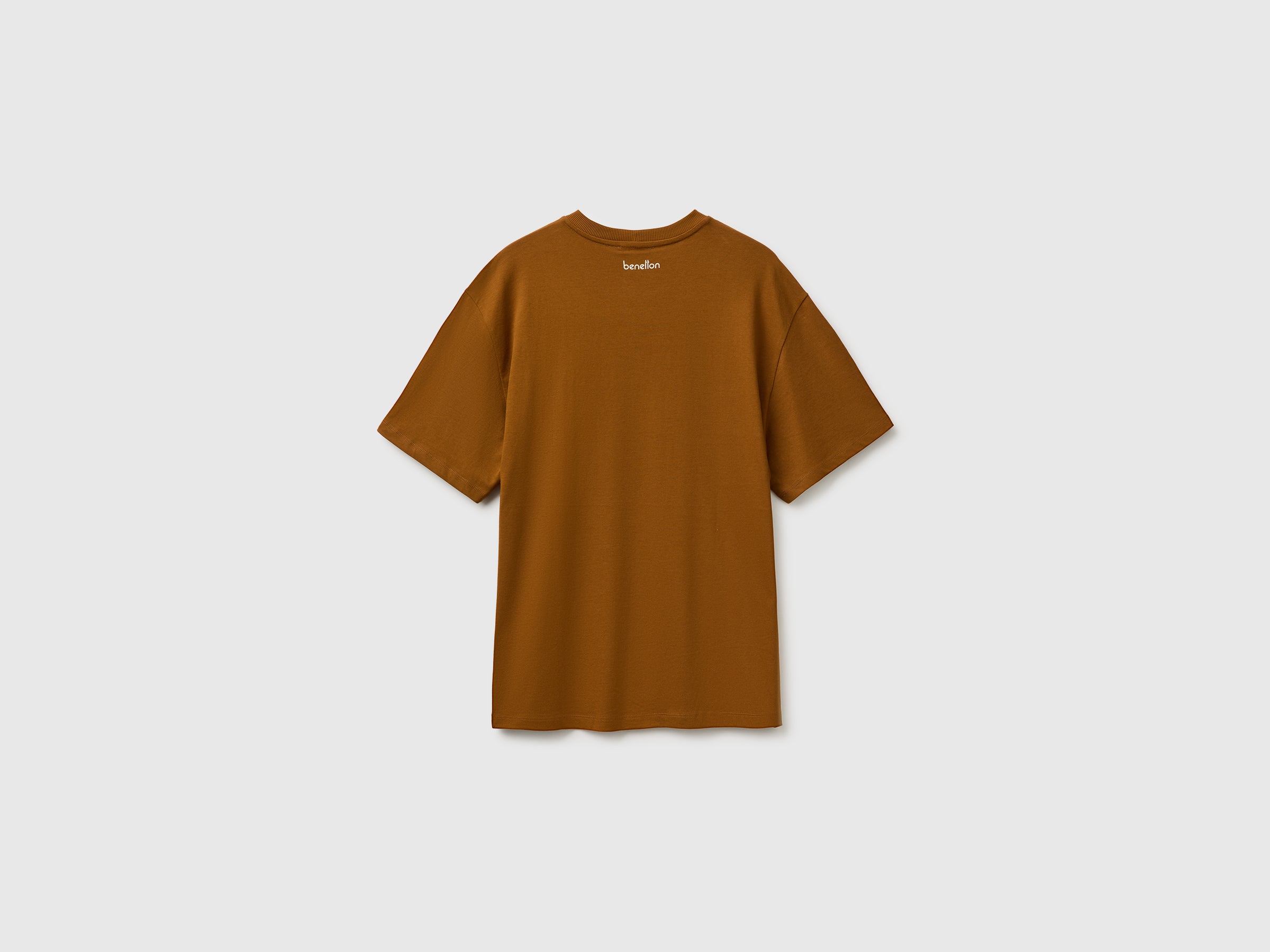 United Colors of Benetton T-shirt stampata cotone bio relaxed