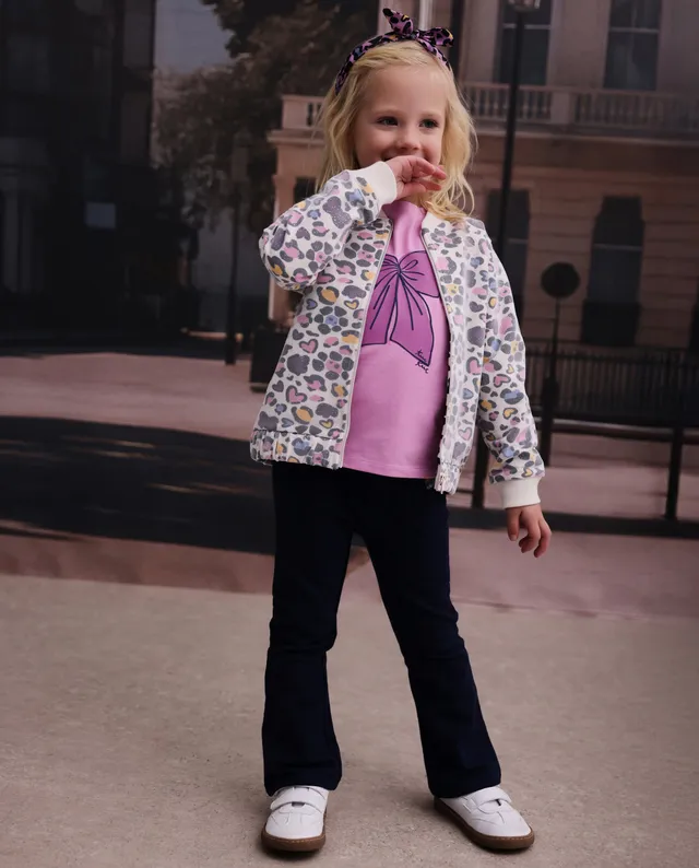 TucTuc Pantaloni Pantaloni Bimba Blu Navy Cuore