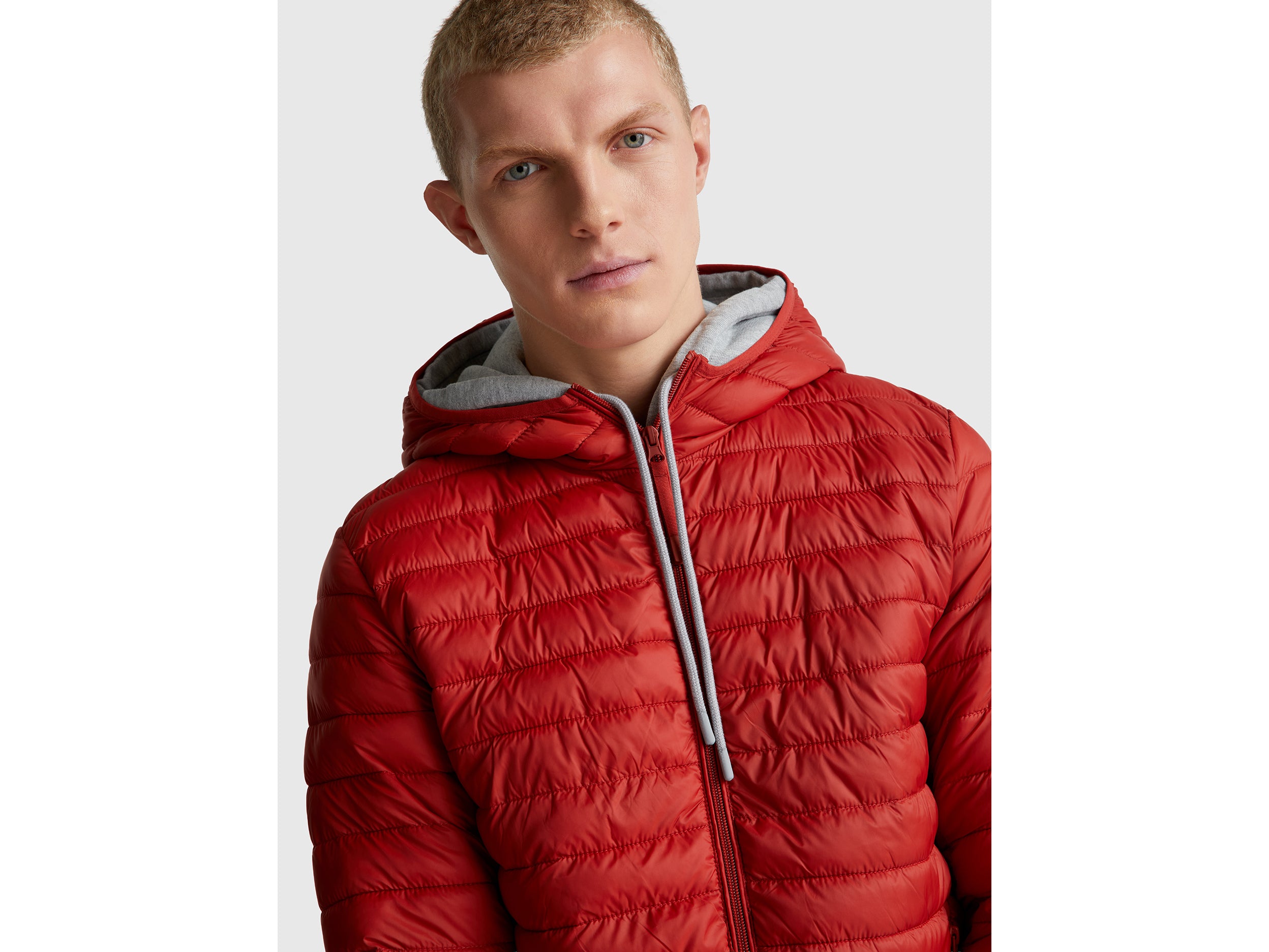 United Colors of Benetton Jackets piumino nylon cappuccio