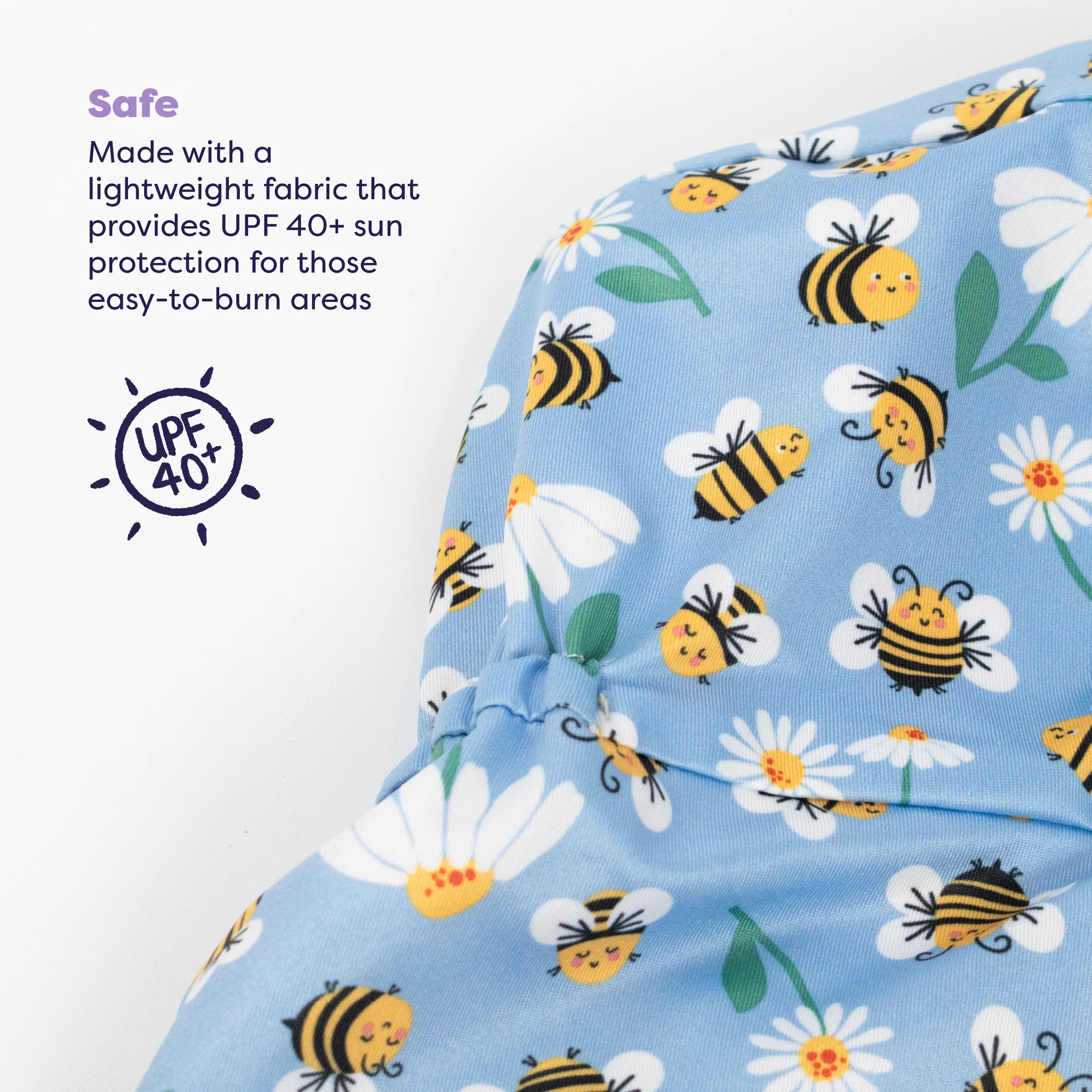 Bambino Mio cappellino mare reversibile Busy Bees