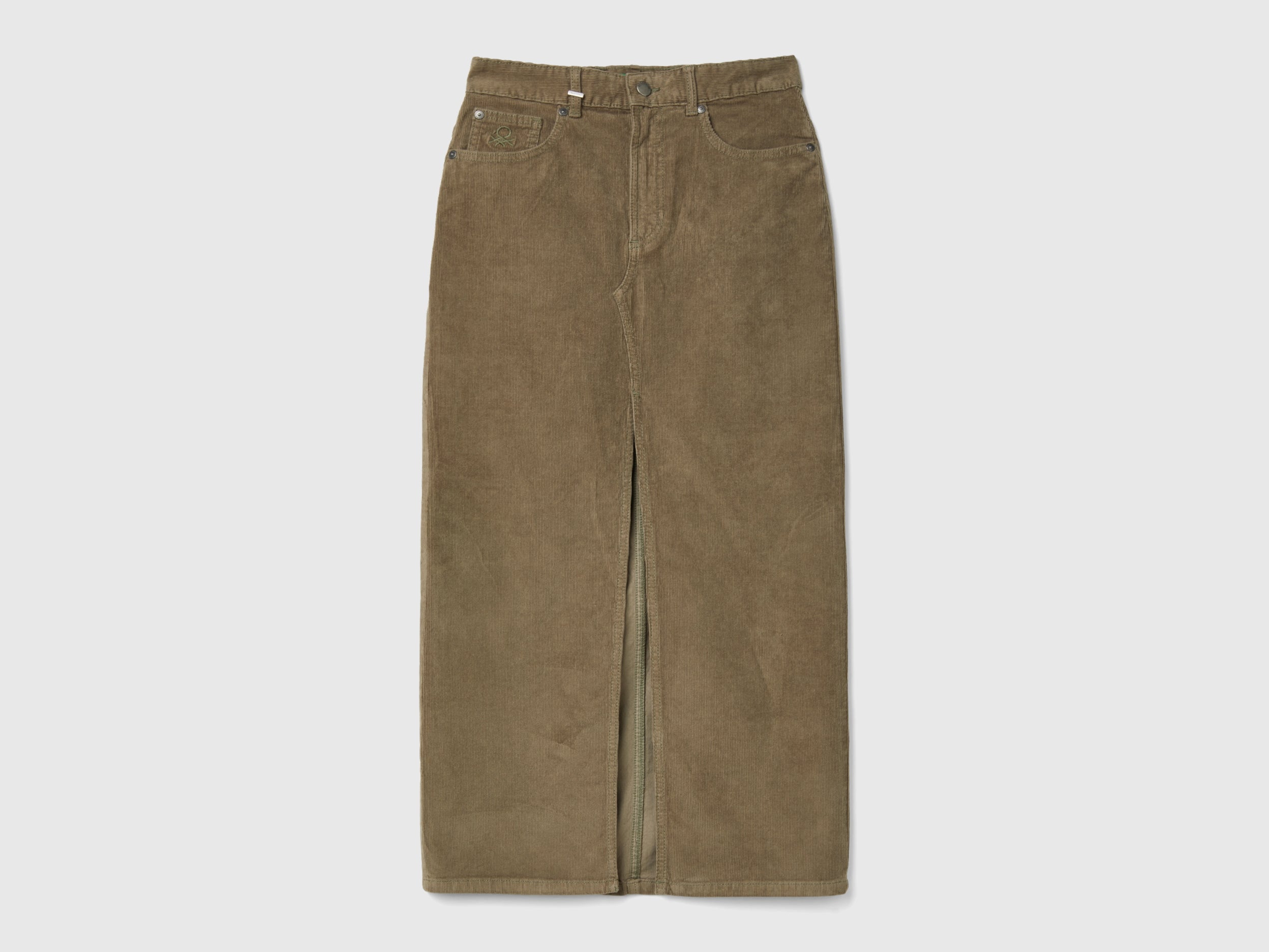 United Colors of Benetton Long gonna lunga velluto cotone 29