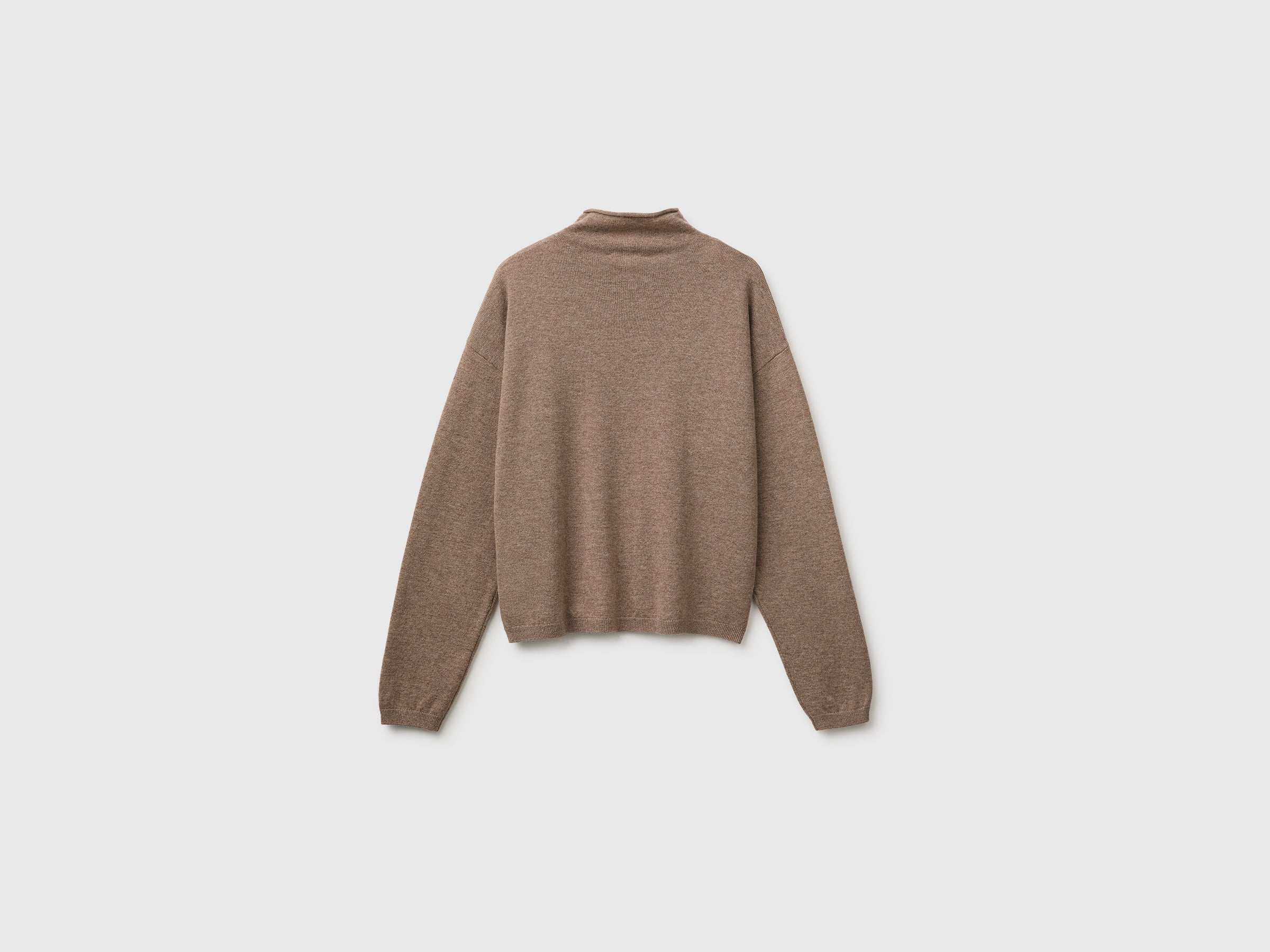 Benetton Maglione Lana Cashmere Scollo Rotondo