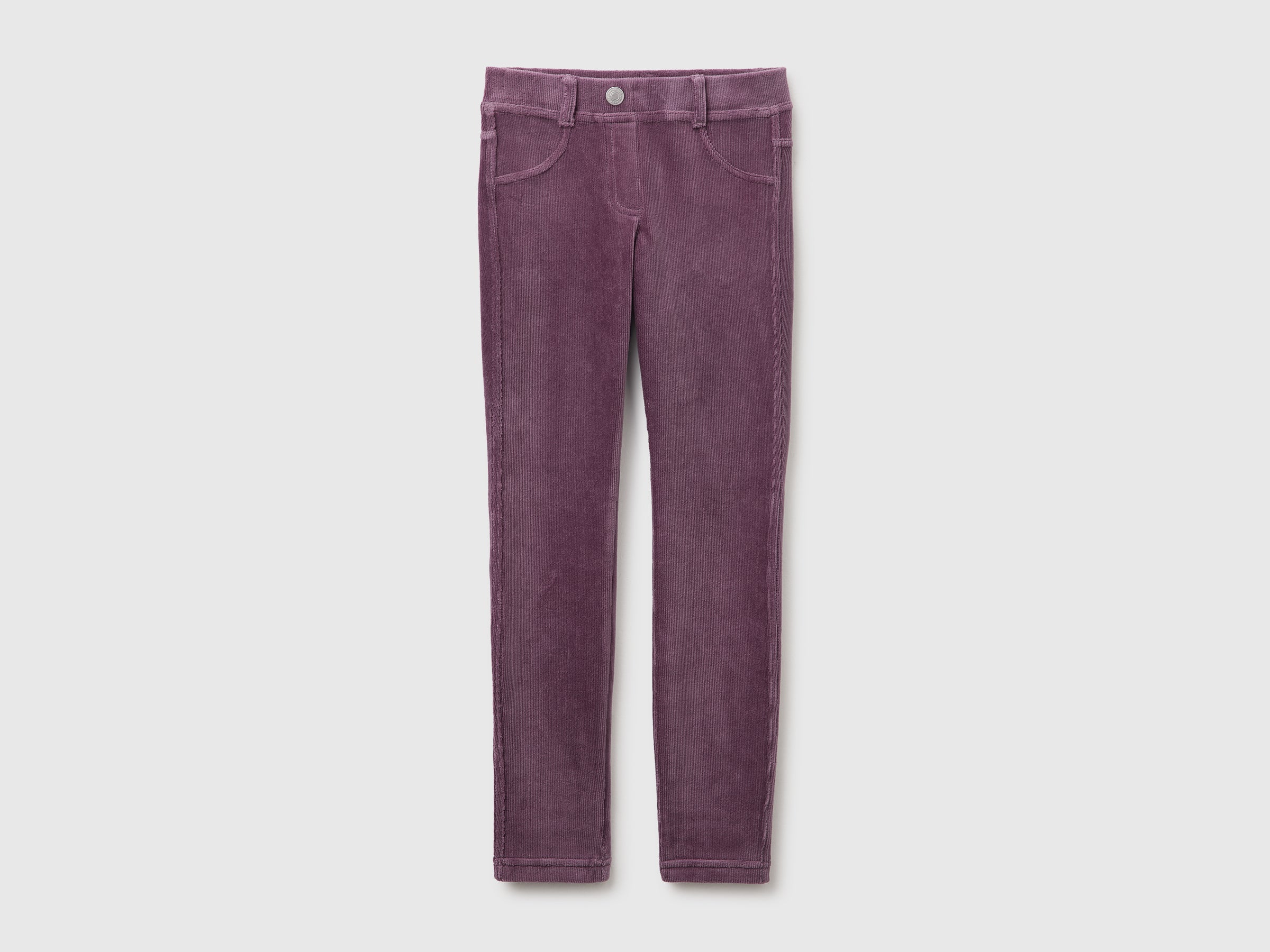United Colors of Benetton pantaloni skinny ciniglia cotone M
